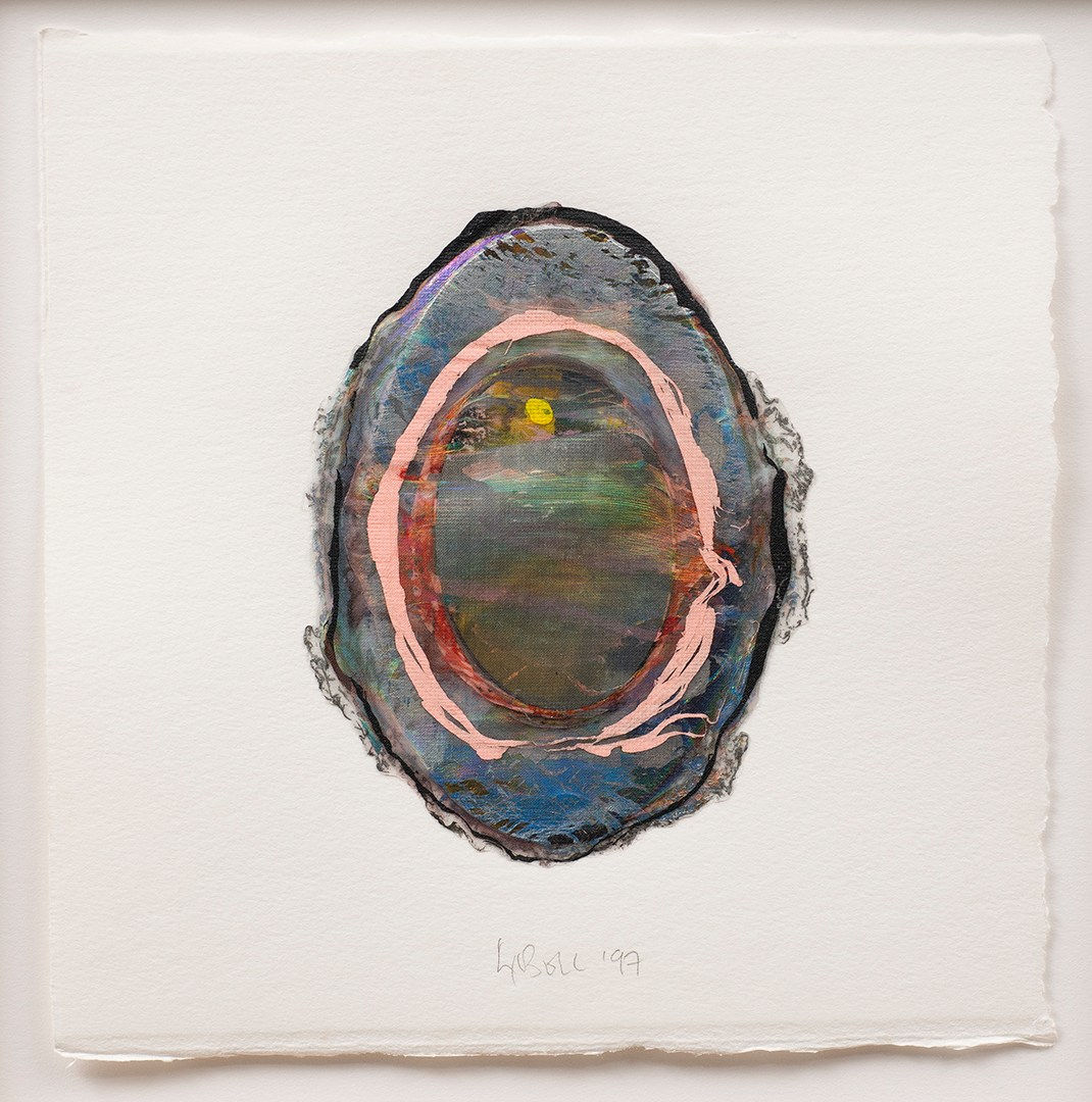 Larry Bell, Fraction Ellipse # 743, 1997