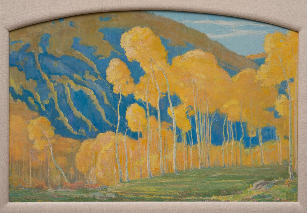Bert Geer Phillips, Untitled (Aspen Grove), circa 1925