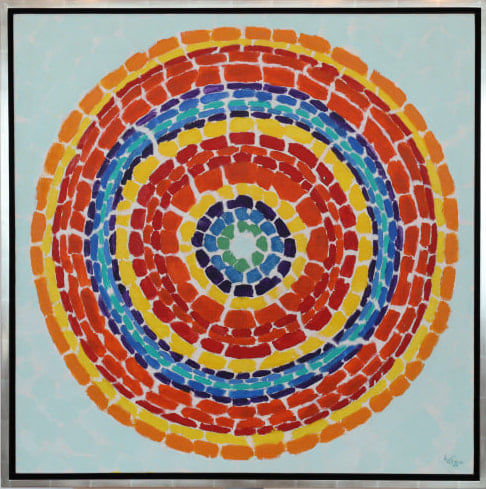 Alma Woodsey Thomas, Wind Dances in Flower Garden, 1968