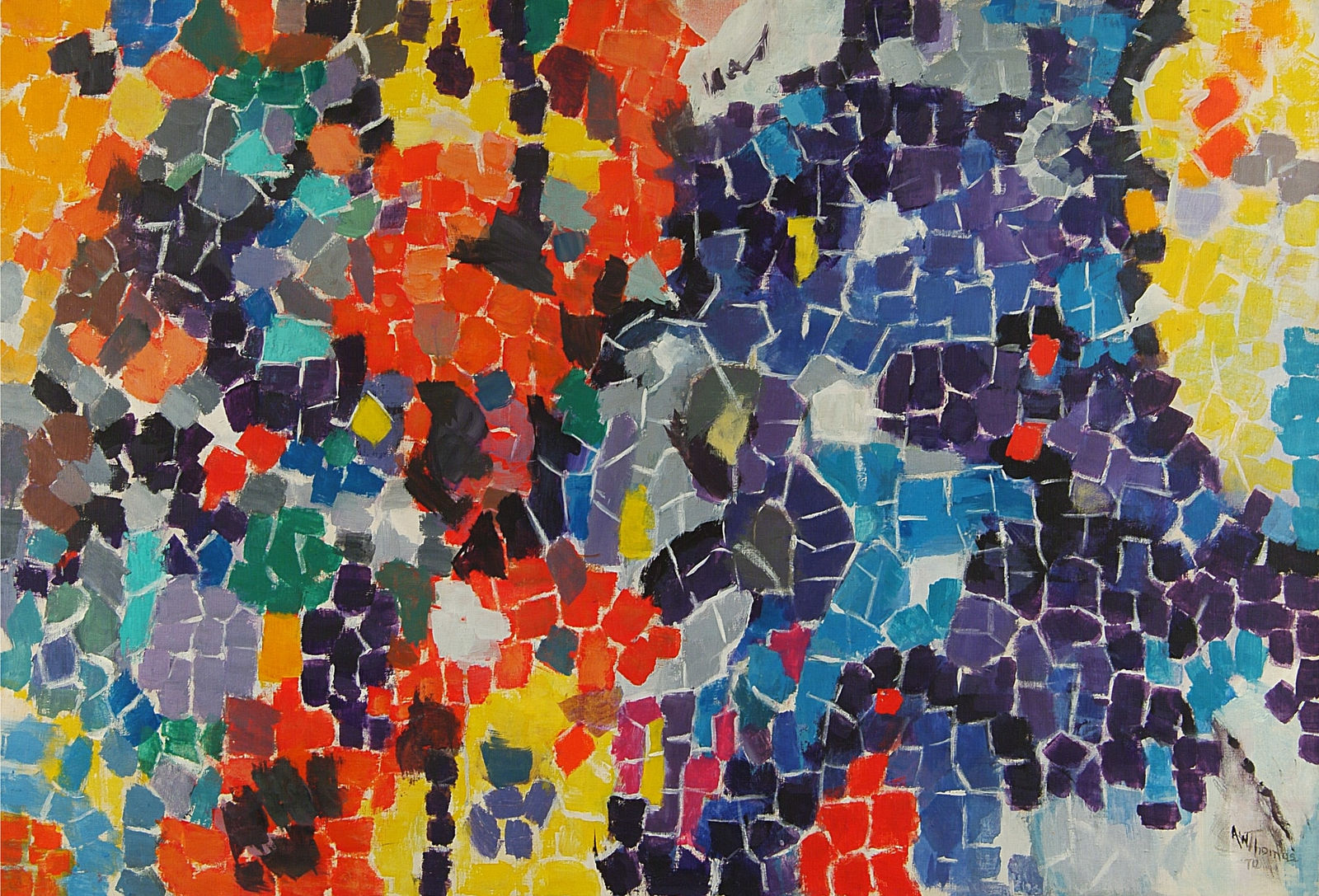 Alma Woodsey Thomas, Alma's Flower Garden, 1968-70