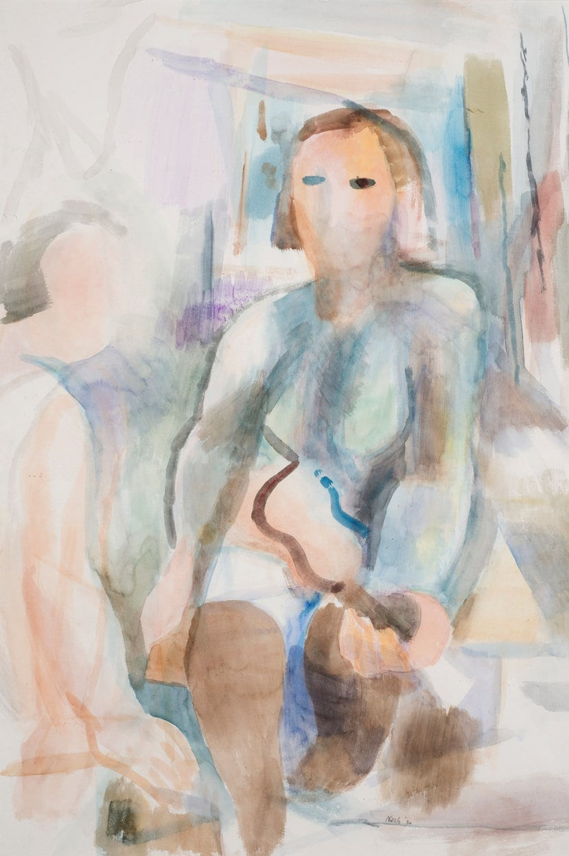 Willard Nash, Untitled (Woman with Violin), 1930