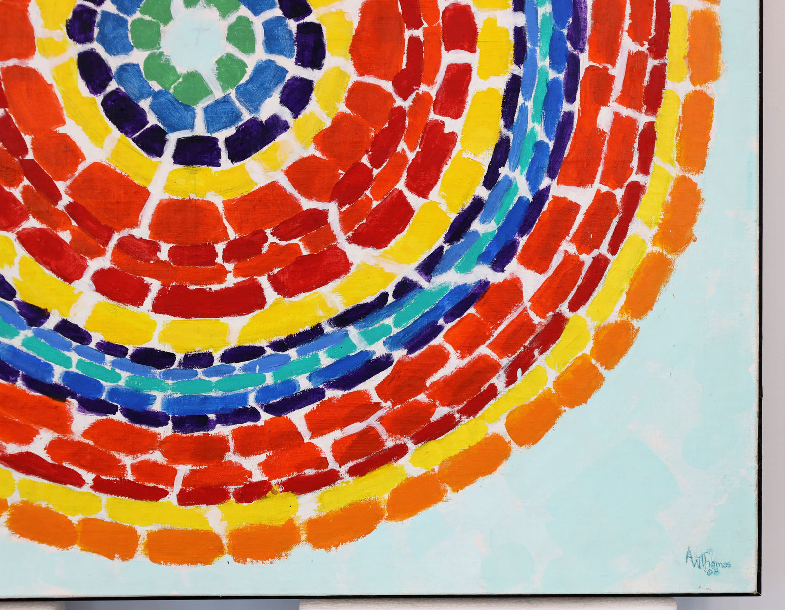 Alma Woodsey Thomas, Wind Dances in Flower Garden, 1968