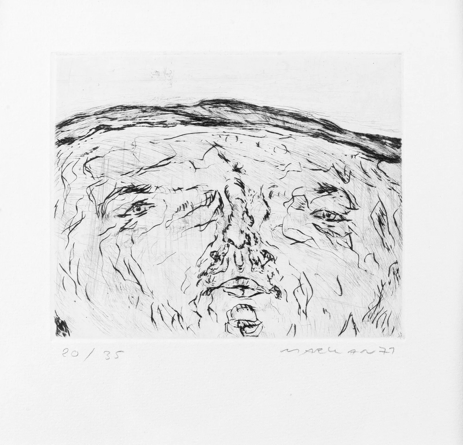 Marwan, Selbstportrait, 1971