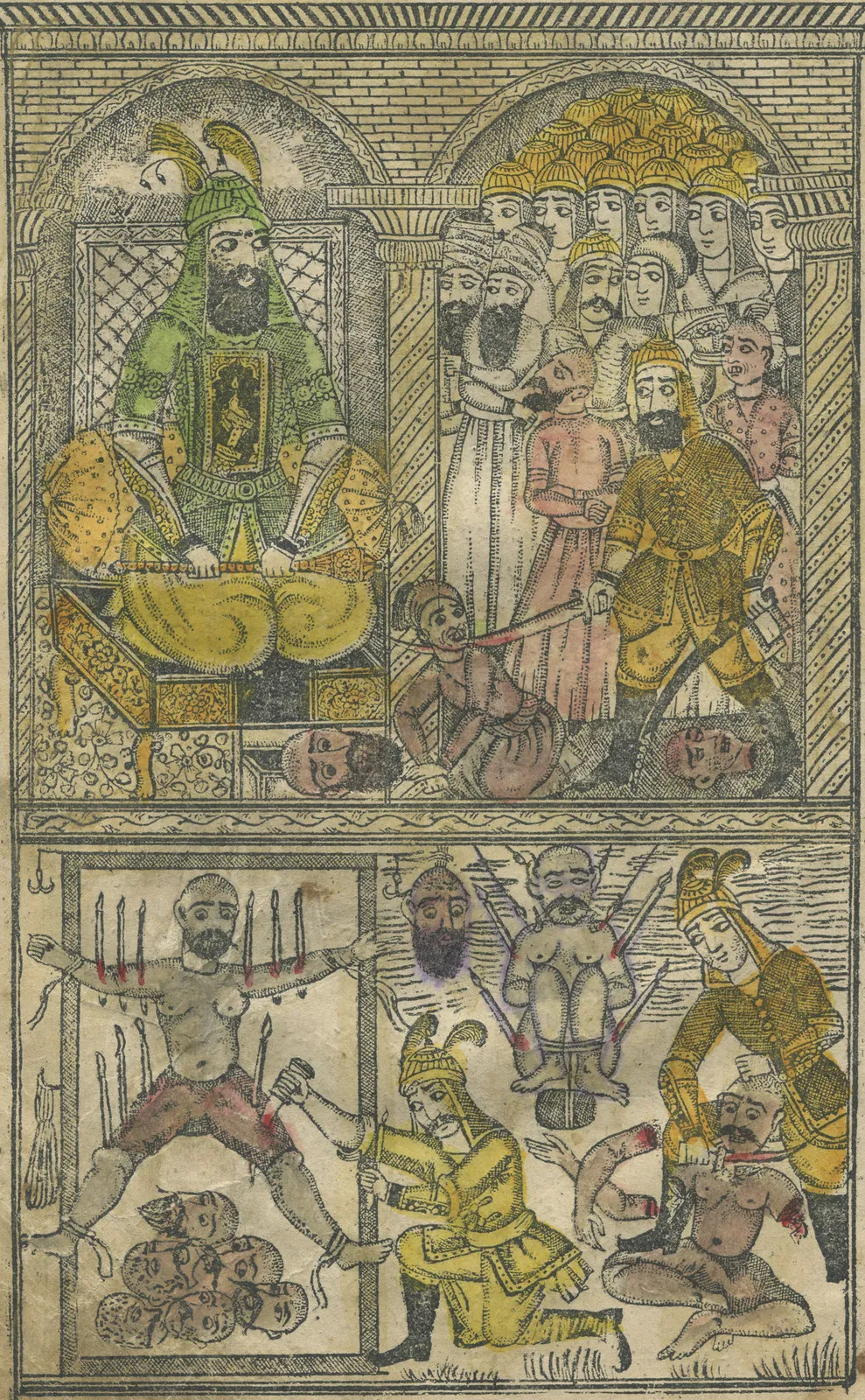 Qajar Era, Tufan al-boka - Mukhtar