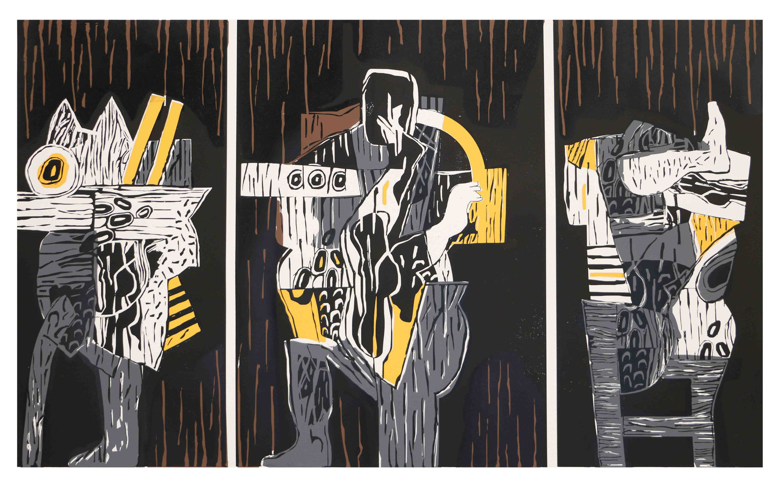 Dia al-Azzawi, Pursuit from Afar, 2018-19