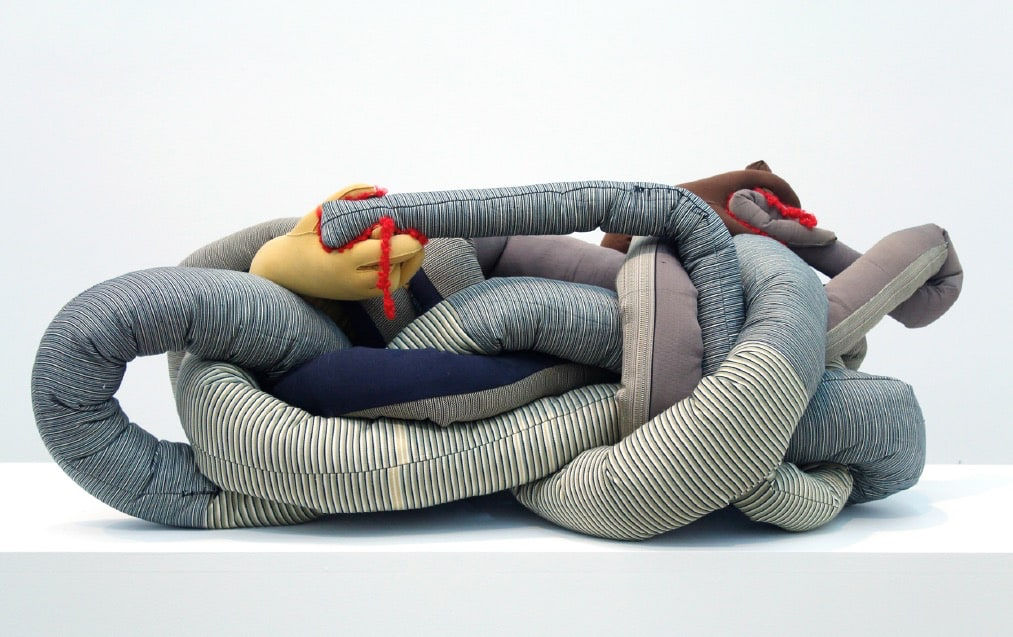 Christian Holstad, Brown Striped Double Snake Ball, 2015