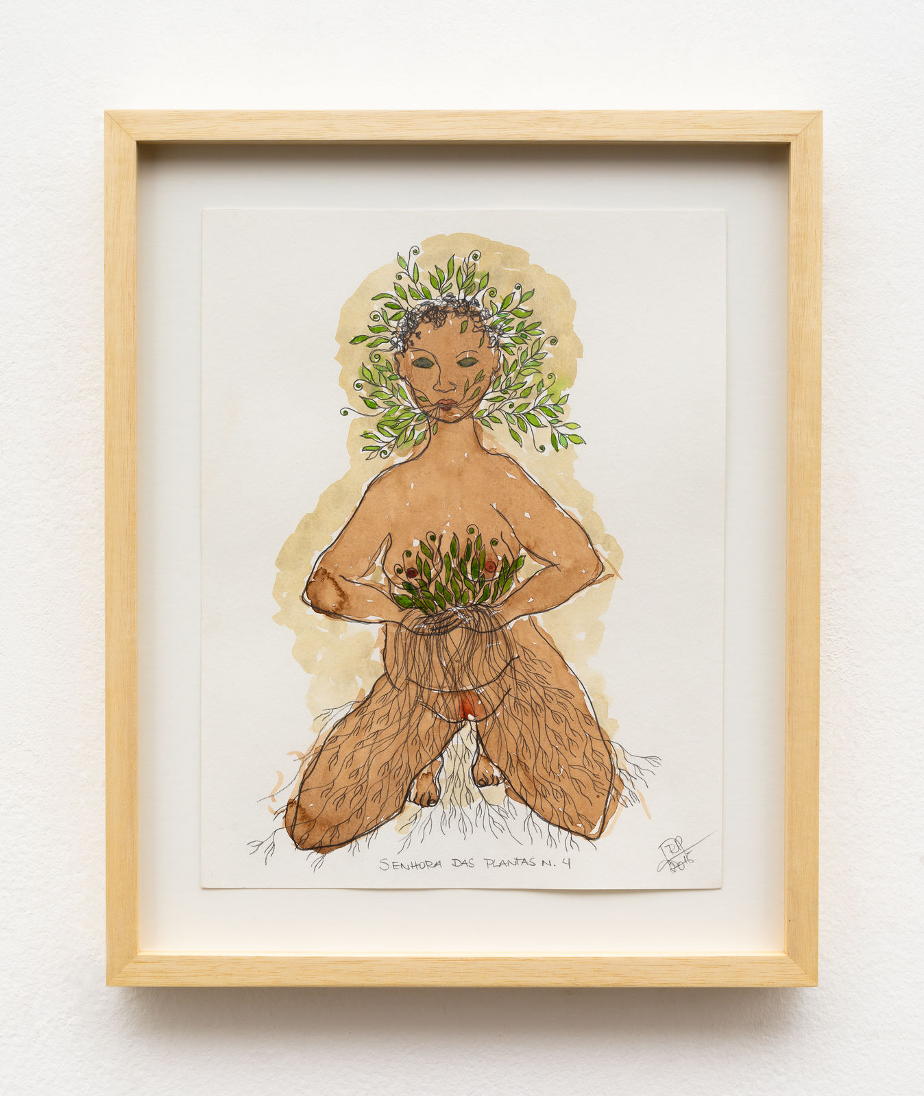 Rosana Paulino, from Senhora das Plantas series, 2015