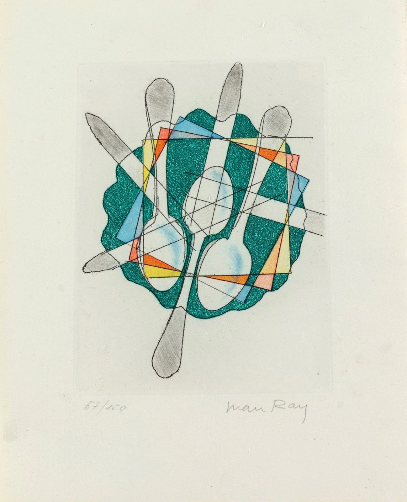 MAN RAY, Electro Magie - Découvert of couleurs, 1969