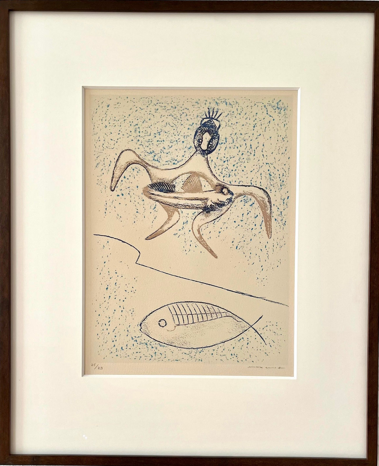 MAX ERNST, Zu: Pierre Hebey, Festin (I) , 1974