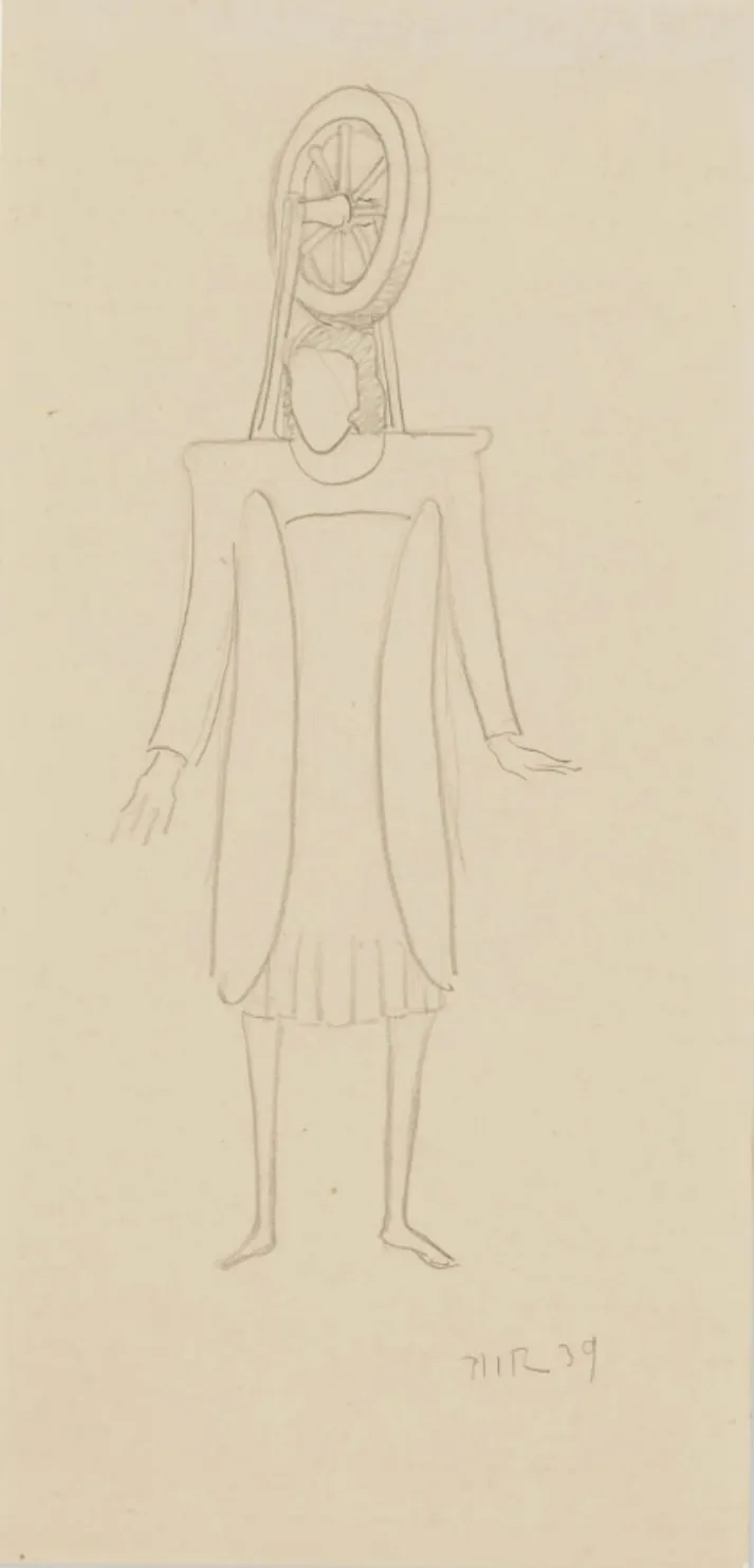 MAN RAY, Femme roue, 1939