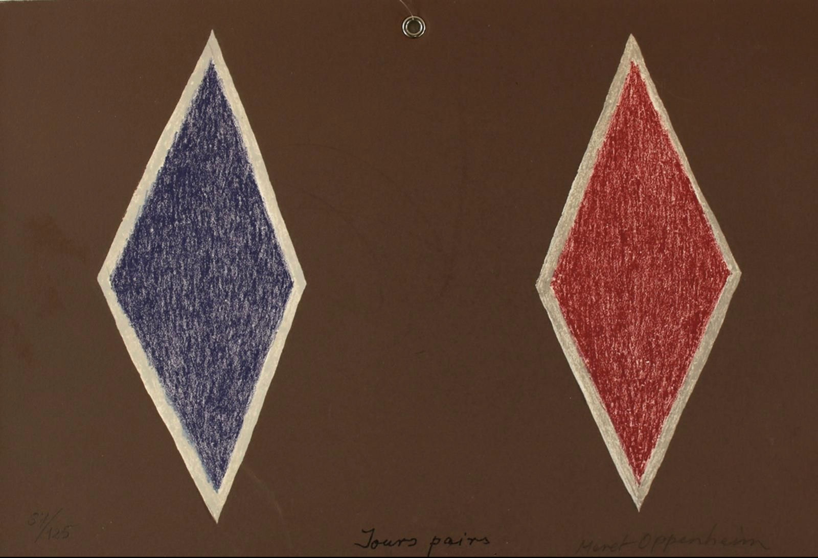 MERET OPPENHEIM, Le calendrier éternel, 1980