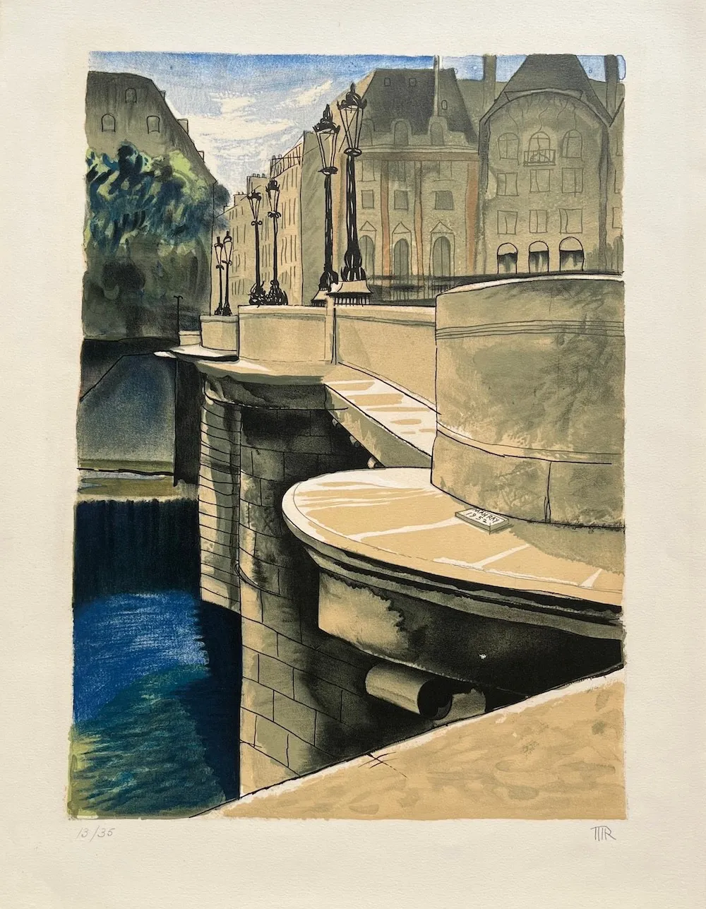 MAN RAY, Le Pont neuf, 1974