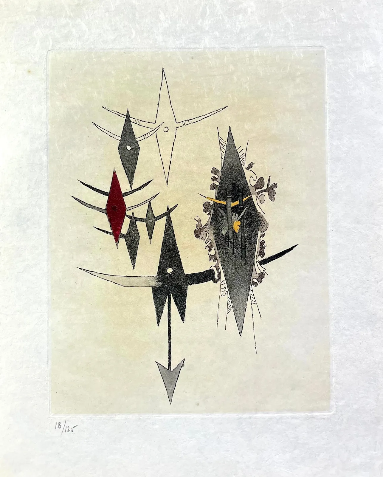 Wilfredo Lam, Croiseur Noir III, 1972