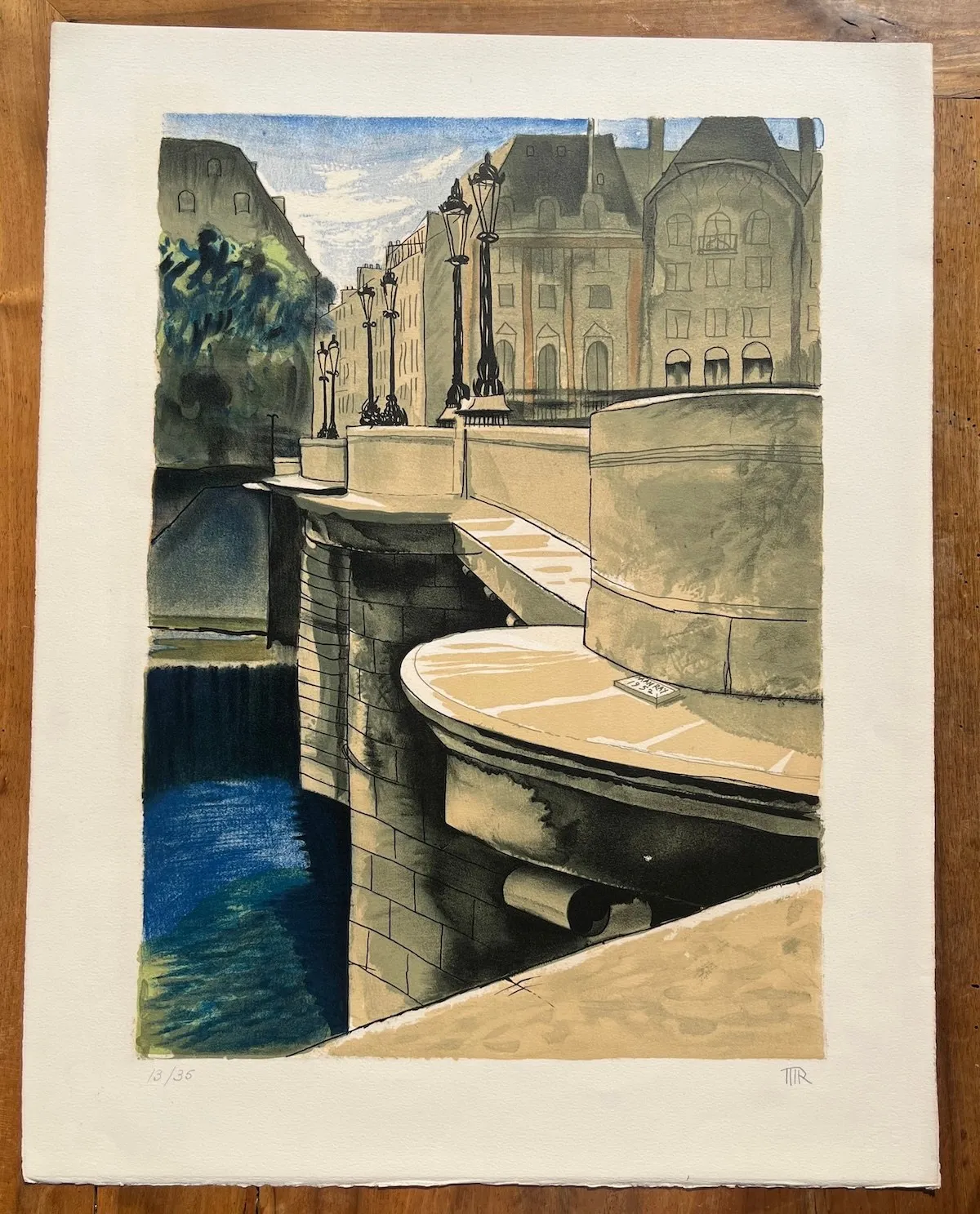 MAN RAY, Le Pont neuf, 1974