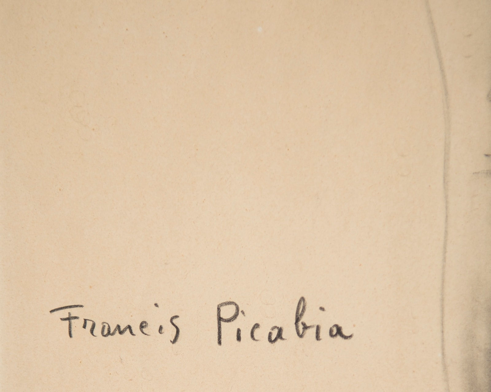 FRANCIS PICABIA, Nu de dos, ca. 1940