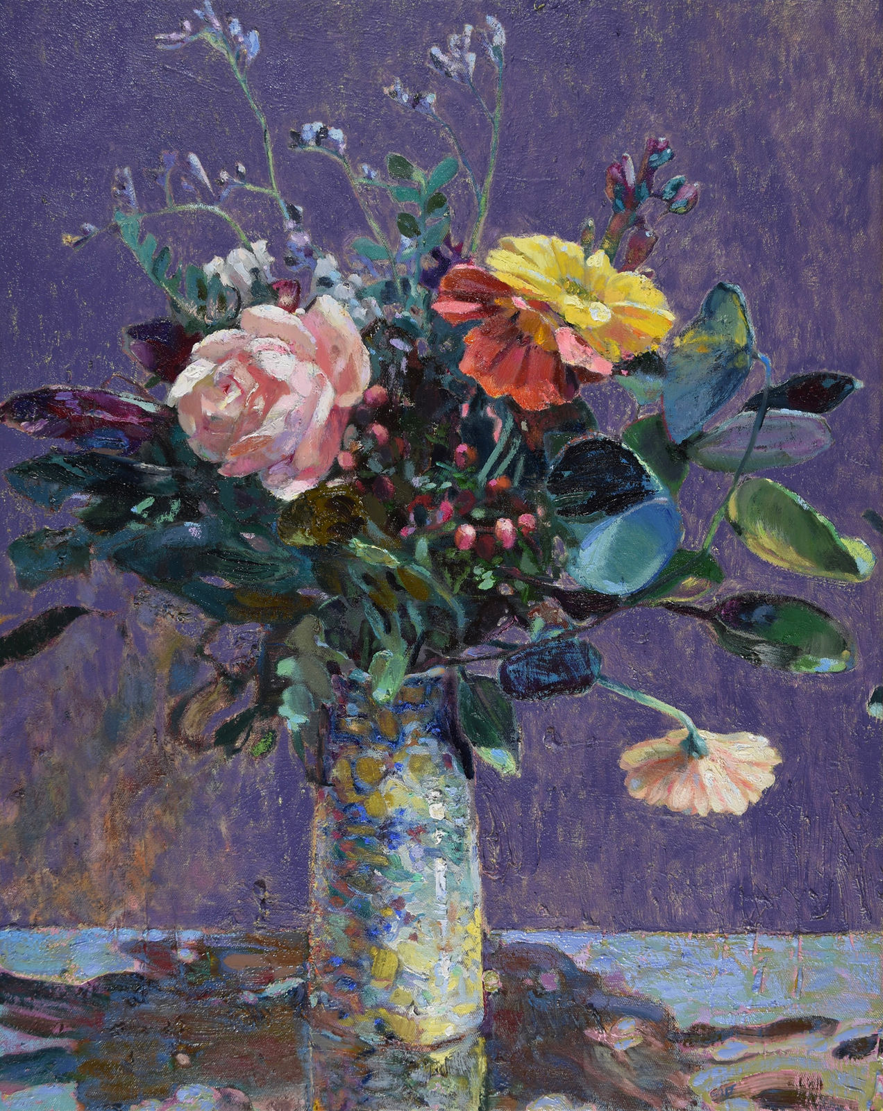 Corner Store Bouquet in Anita Singh Vase, 2025