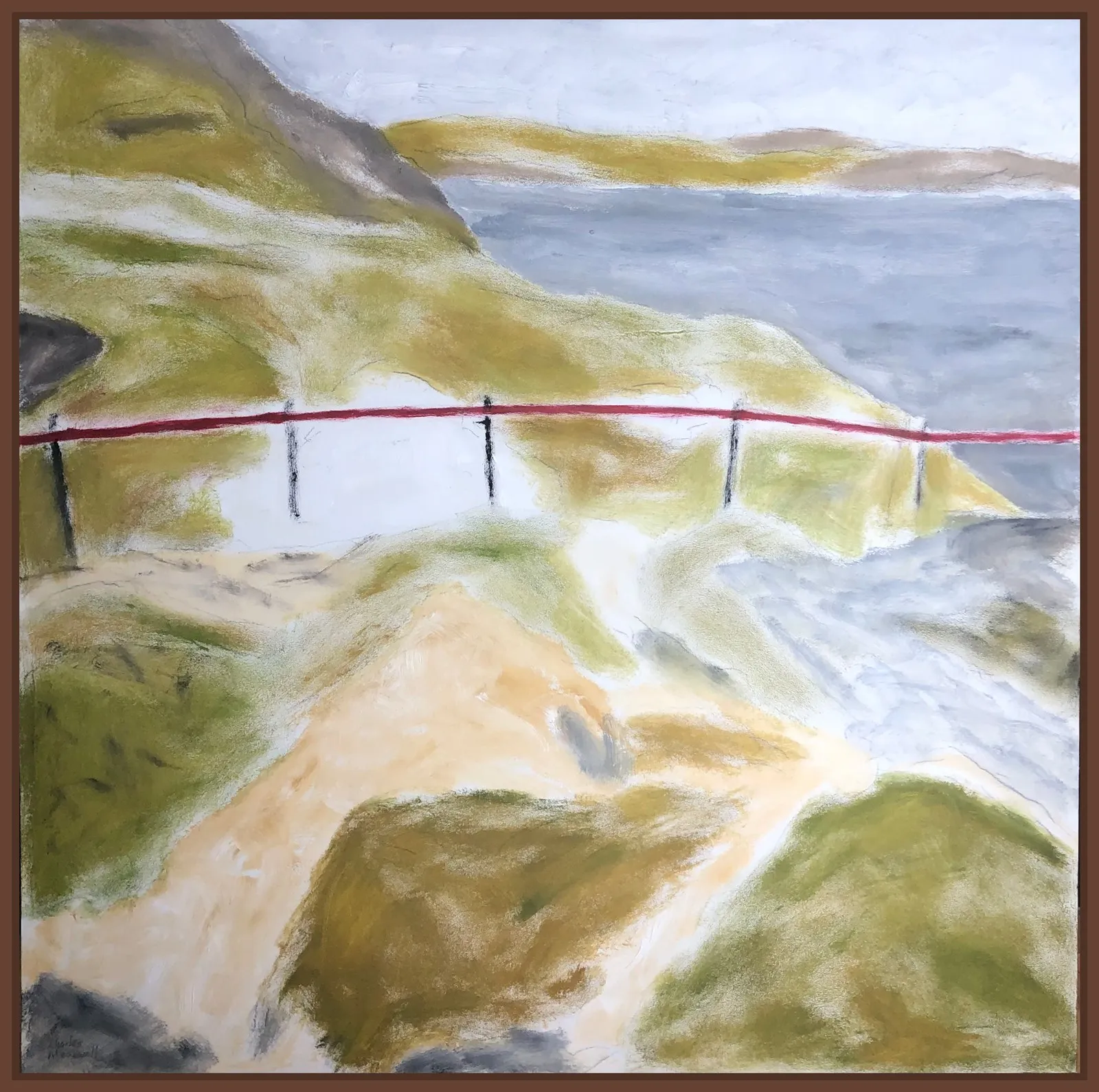 Charles Meanwell, Cape Pine Fence, 2022