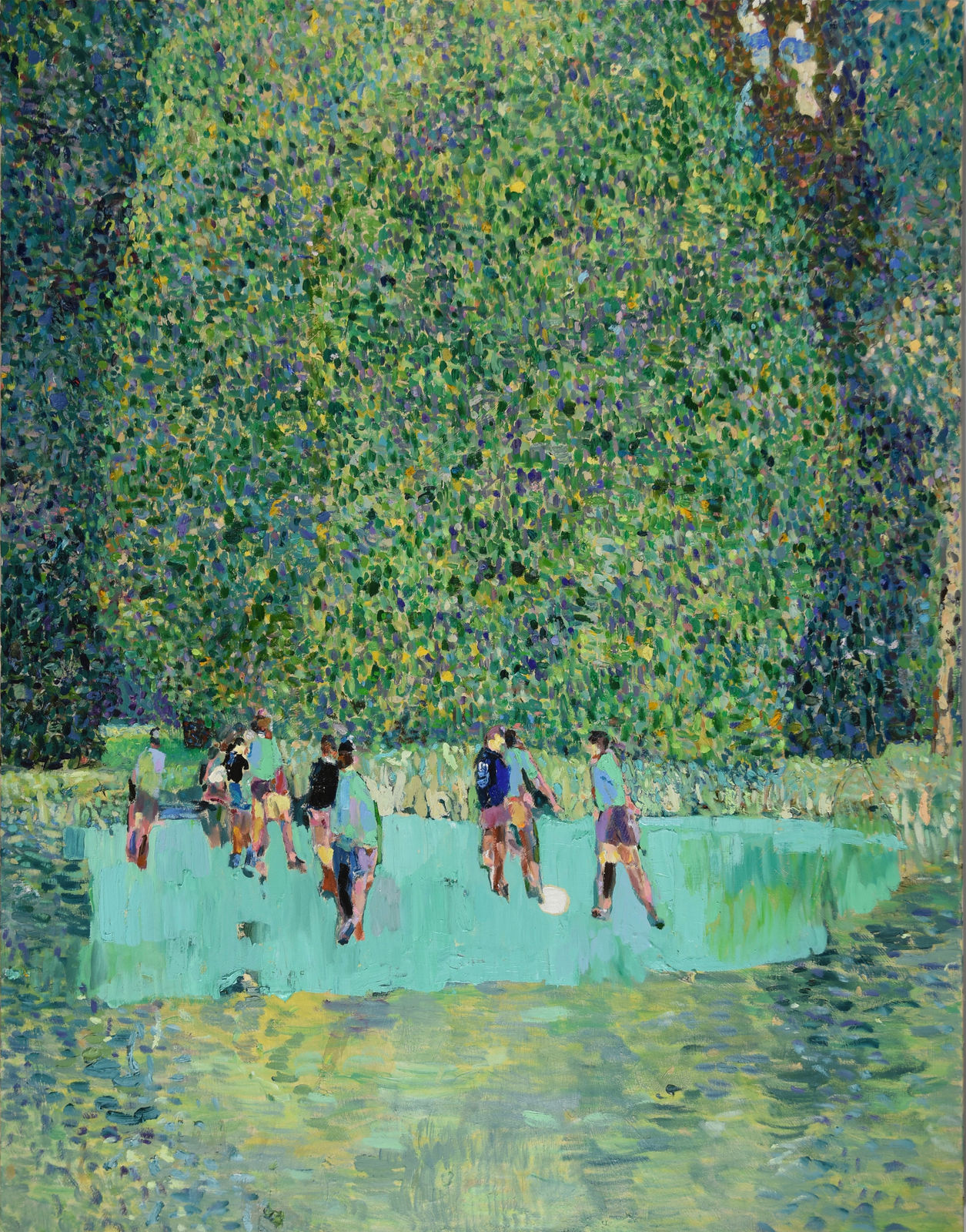 Ben Reeves, Soccer Park (Thinking Of Klimt), 2026
