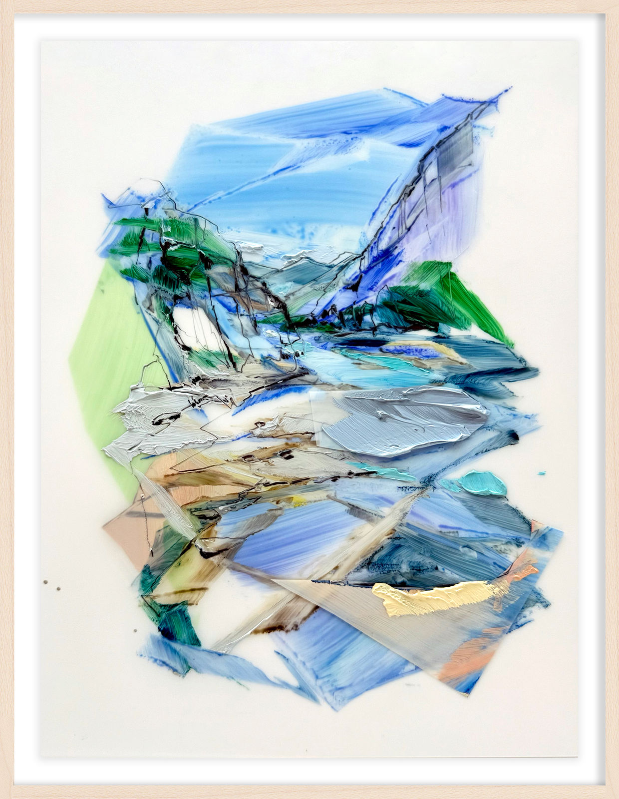 Linda Martinello, Low Ground, Moving Water (study), 2025