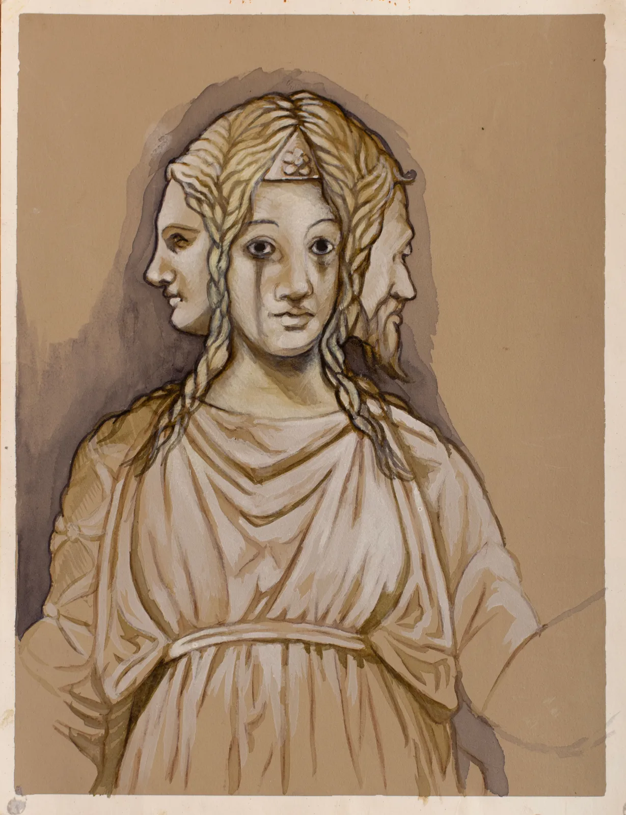 Eolo Paul Bottaro, Study for Iside Project, 2024