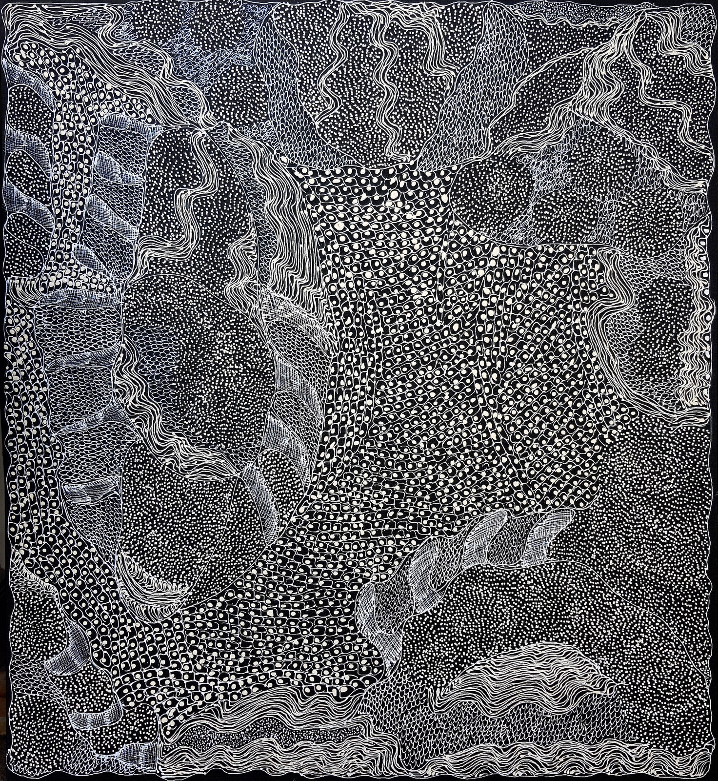 Jorna Newberry, Ngintaka – Perentie #7 [JNKM261022], 2022