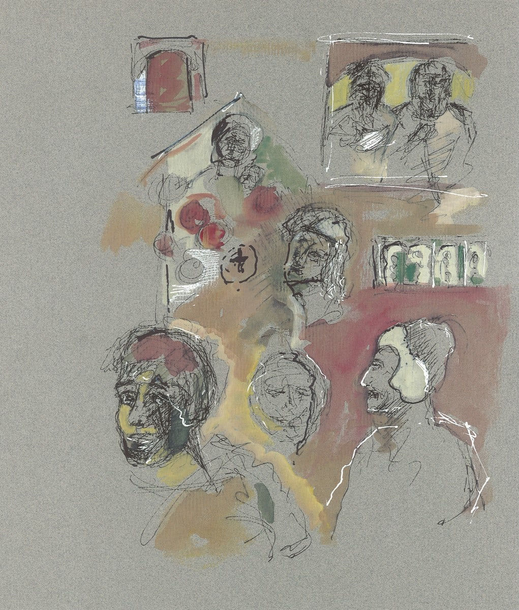 Bruno Leti, Drawing from FIORENZA workbook V, 2019