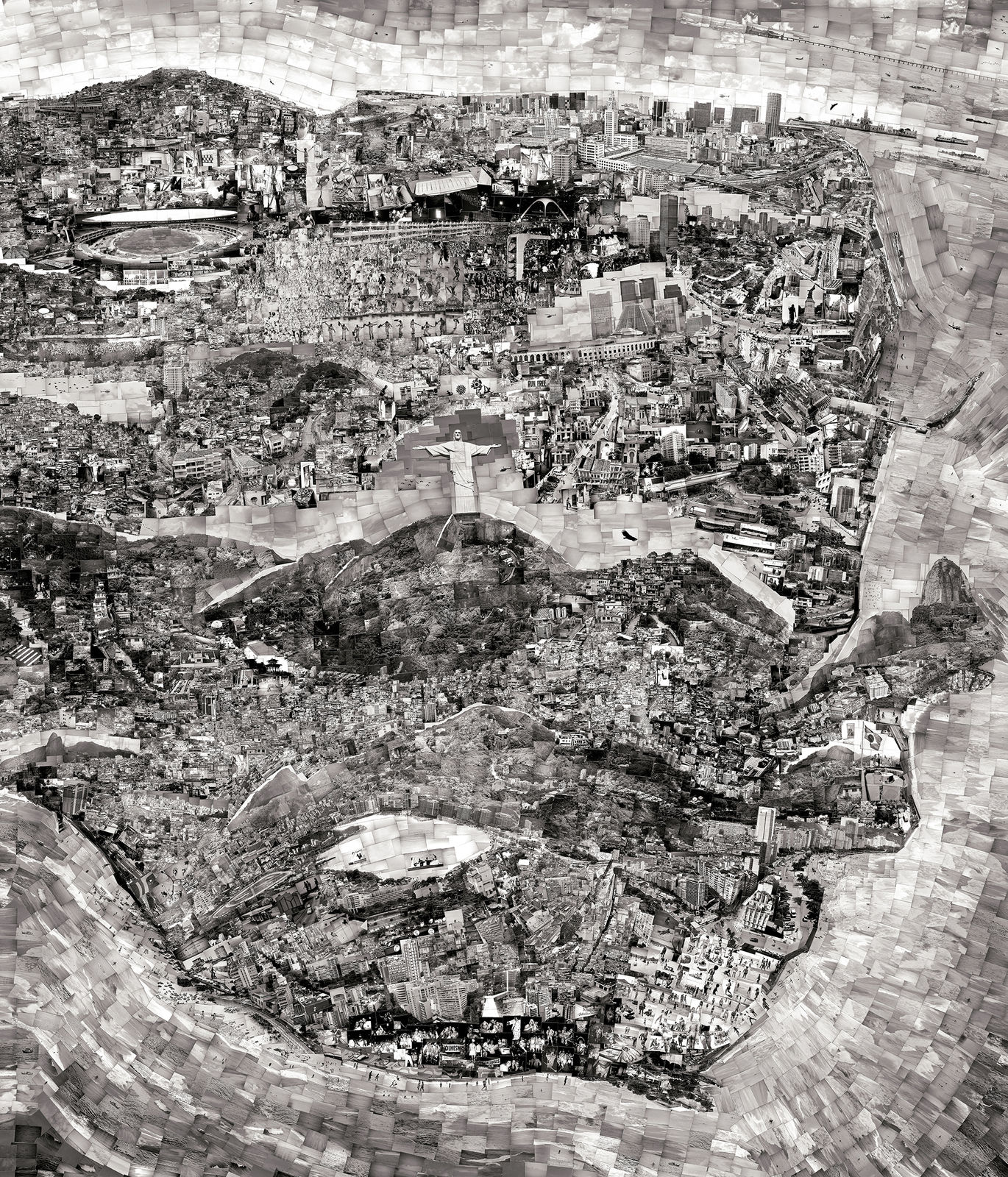 Sohei Nishino, Diorama Map Rio de Janeiro, 2011