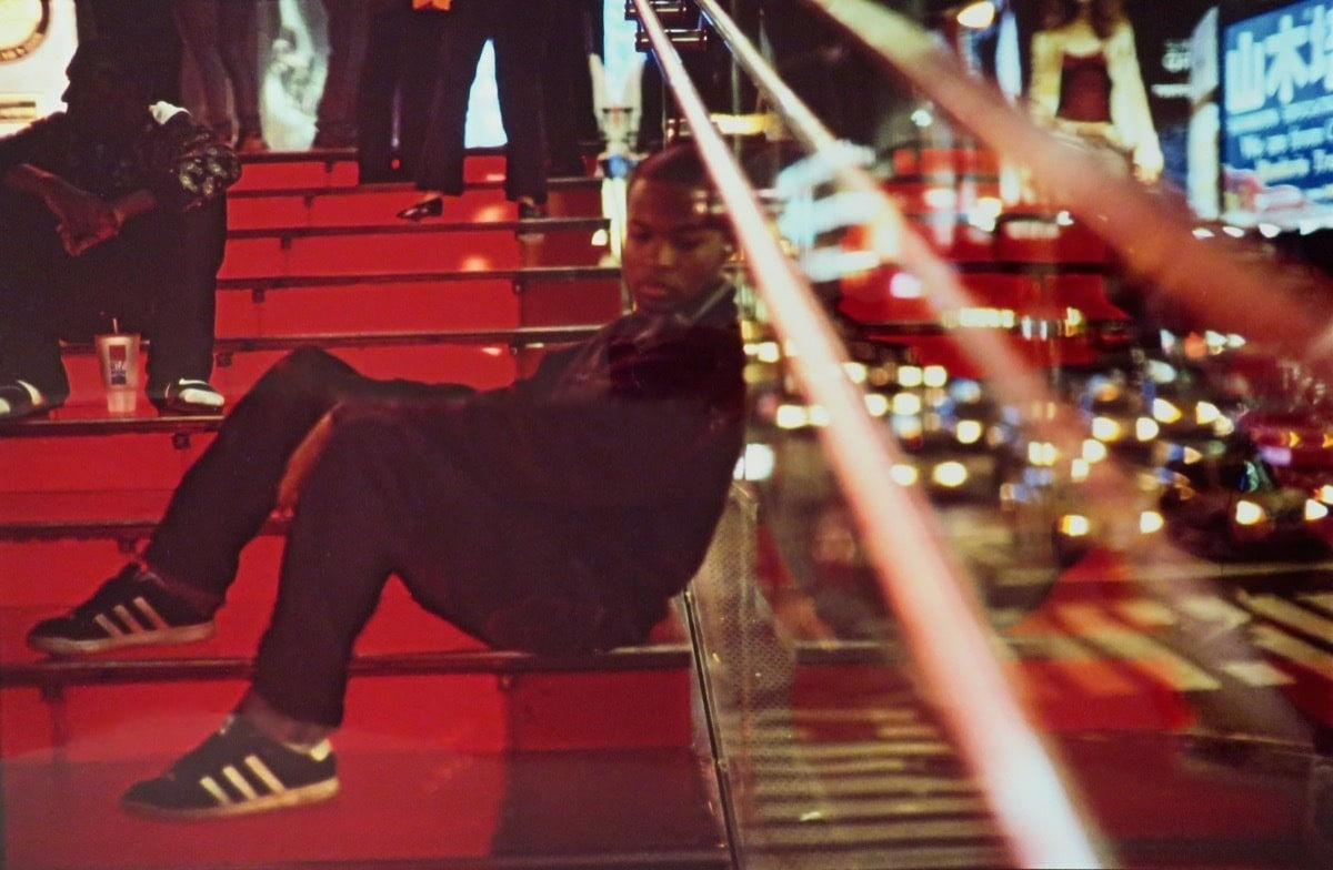 Louis Stettner, Red Stairs, Times Square, 2009, printed 2009