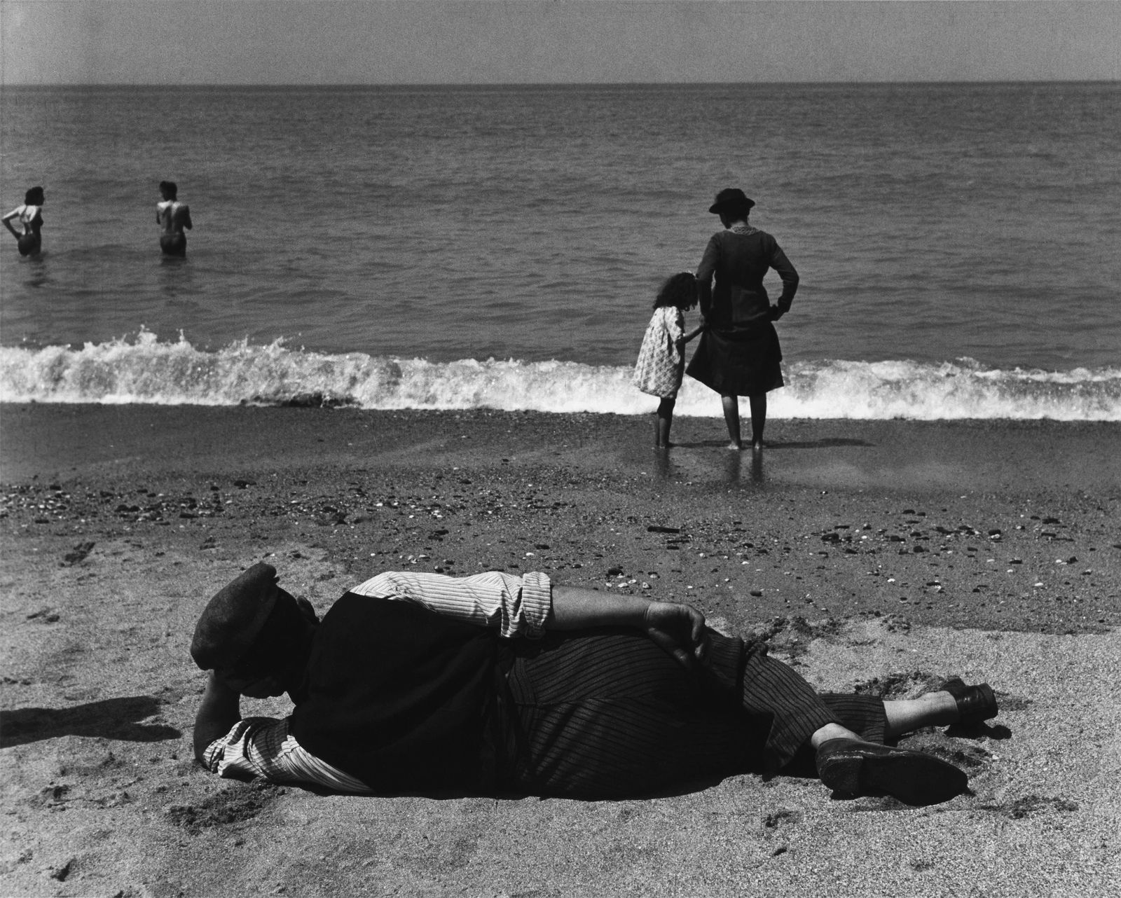 Louis Stettner, Farmer by the Sea, Normandy, 1949, printed 1970's
