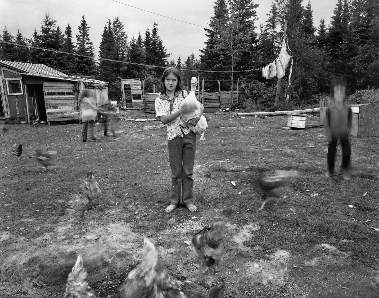 Melinda Blauvelt, Mirielle Holding a Duck, 1972