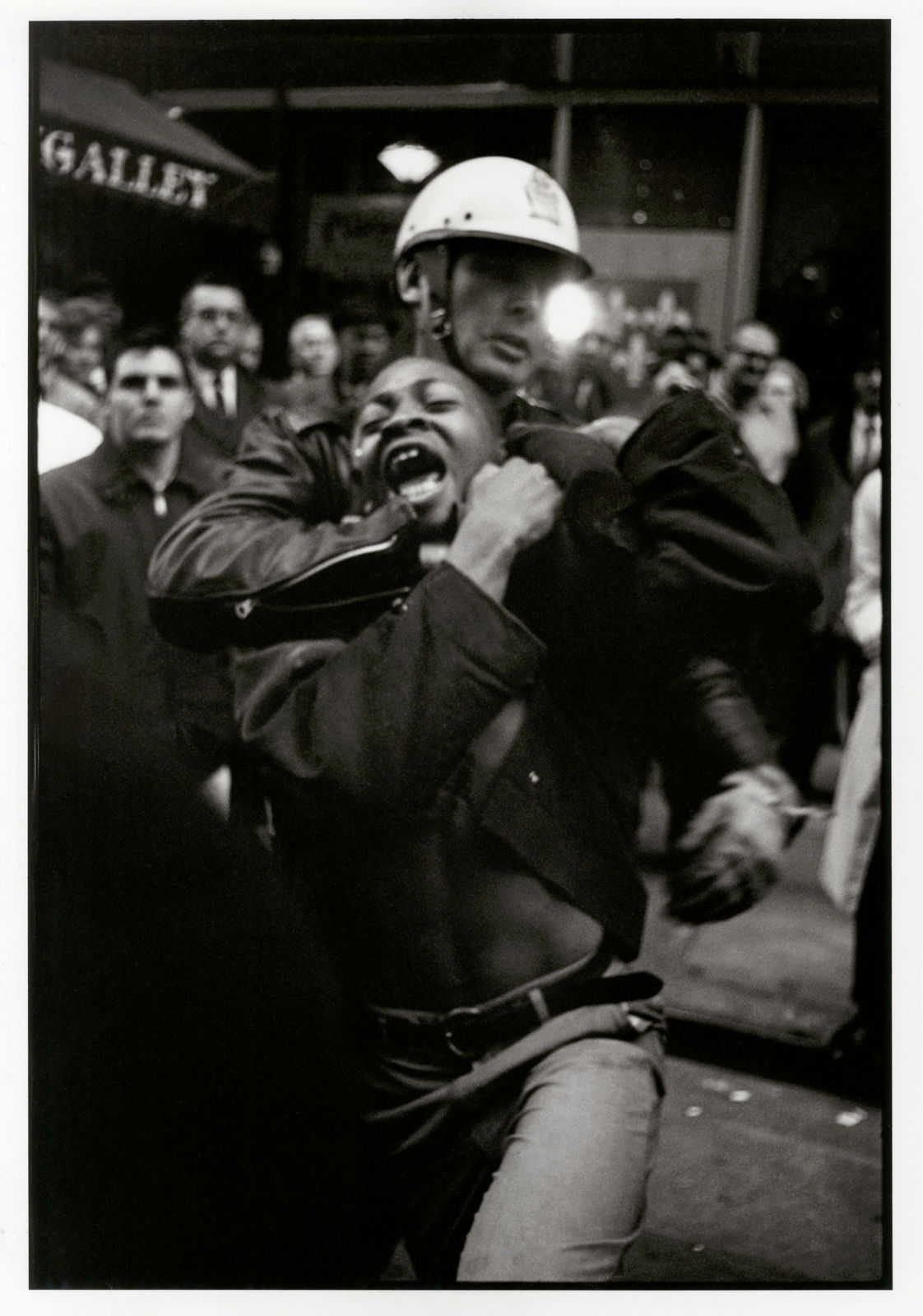 Danny Lyon, Arrest of Taylor Washington, Atlanta, 1963