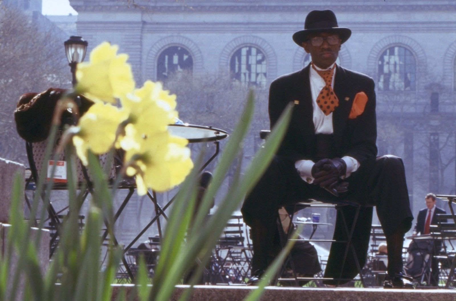 Louis Stettner, Spring in Bryant Park, 42nd Street, 2004, printed 2004