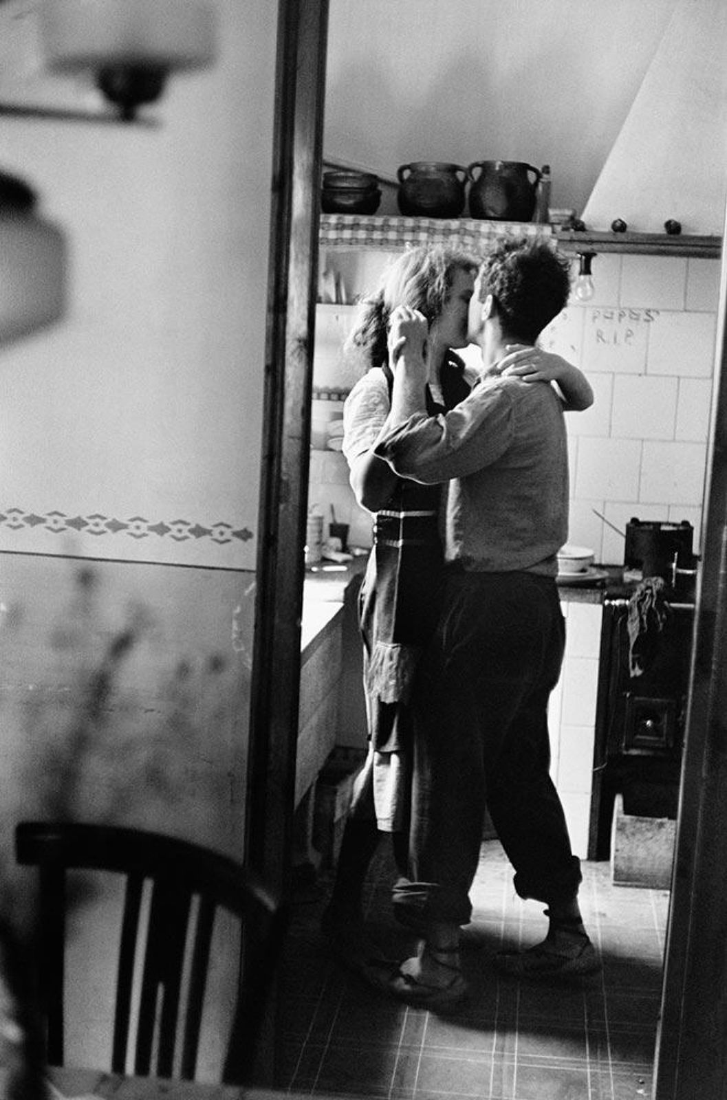 Elliott Erwitt, Robert and Mary Frank, Valencia, Spain, 1952