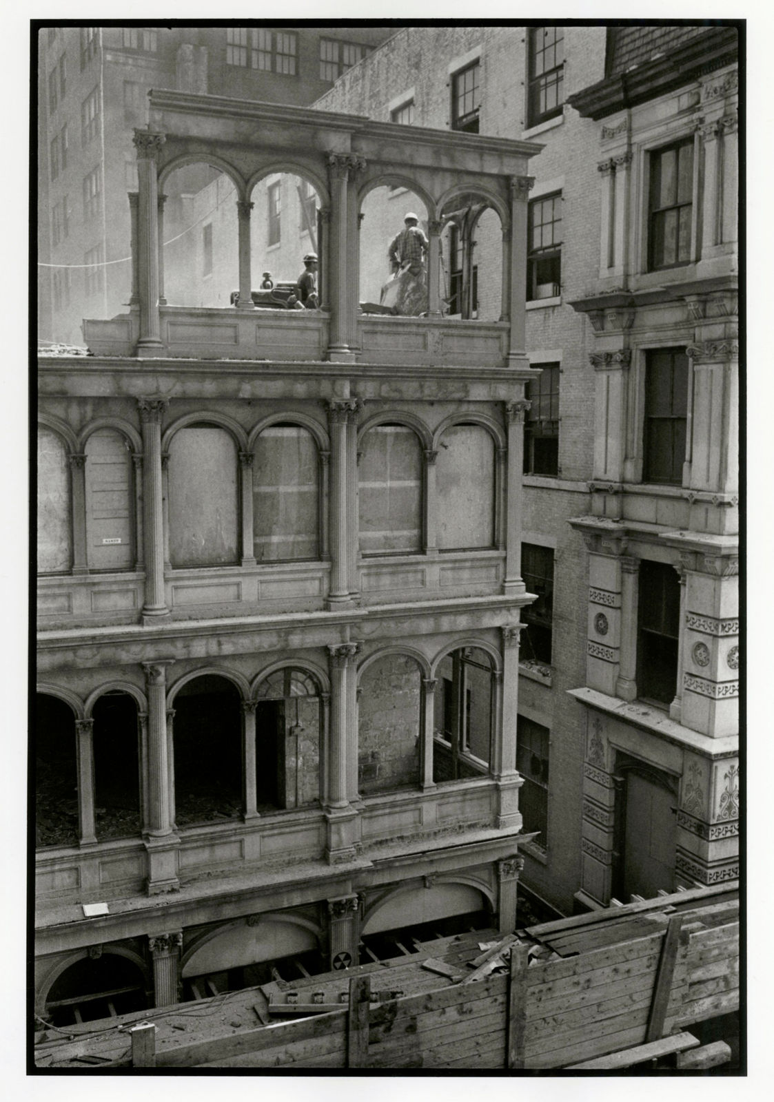 Danny Lyon, 82 Beekman Street, Cast Iron Building, Lower Manhattan, 1967