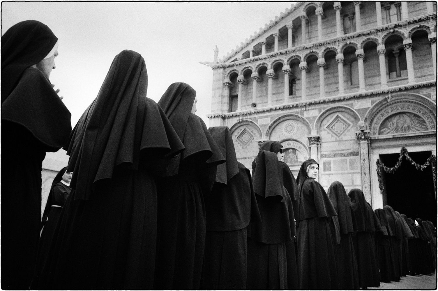 Robert Brecko Walker, Nuns Procession, Cathedral, Pisa, 1969