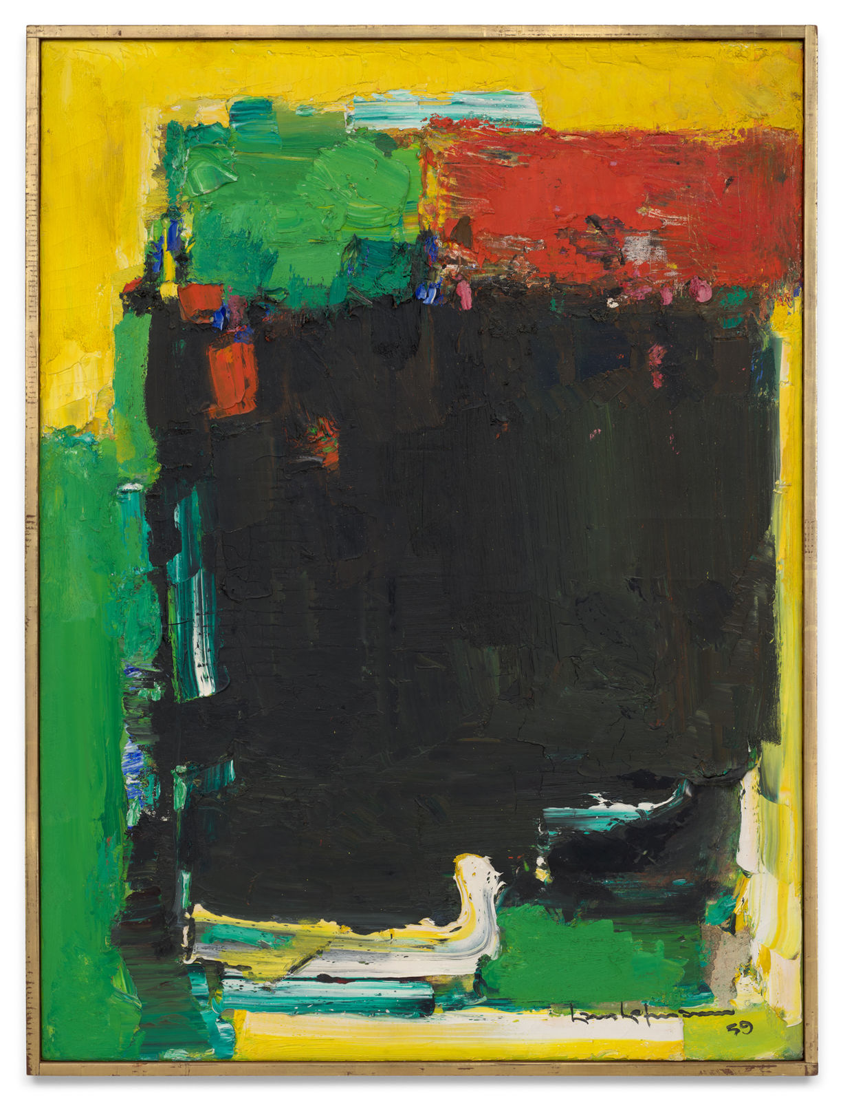 HANS HOFMANN, Blissful Darkness, 1959