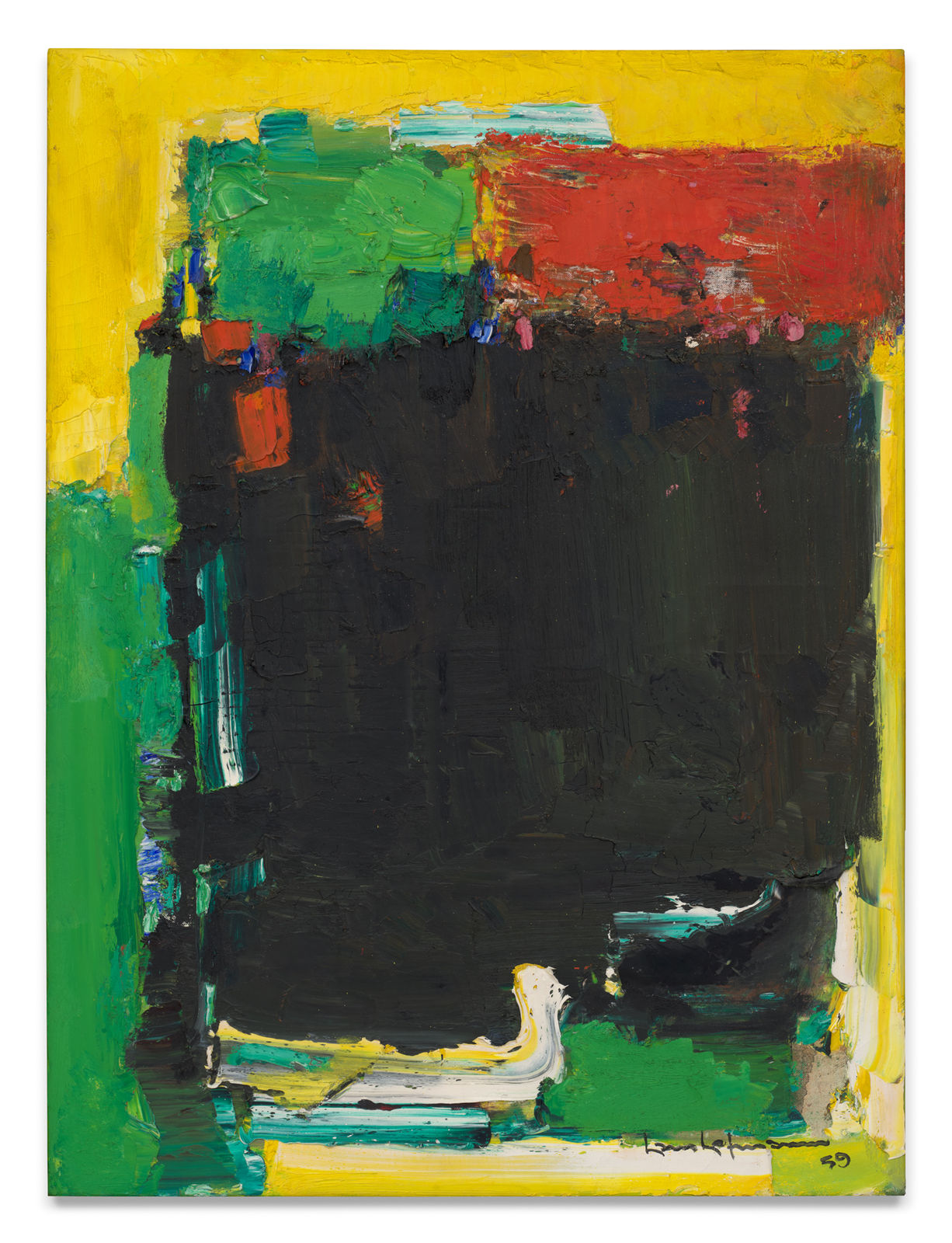HANS HOFMANN, Blissful Darkness, 1959