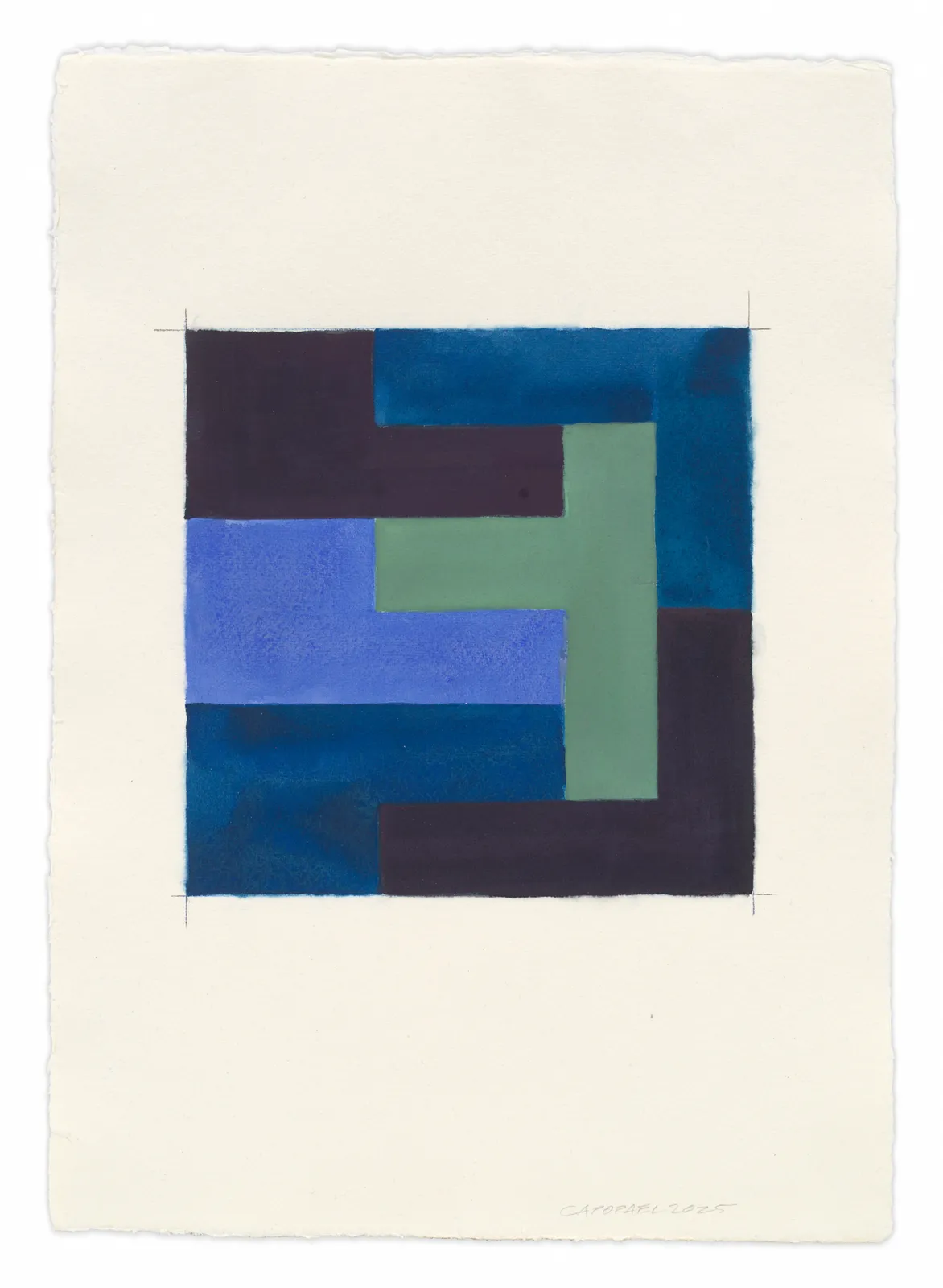 SUZANNE CAPORAEL, Untitled (P, Y, L hectominoes), 2025