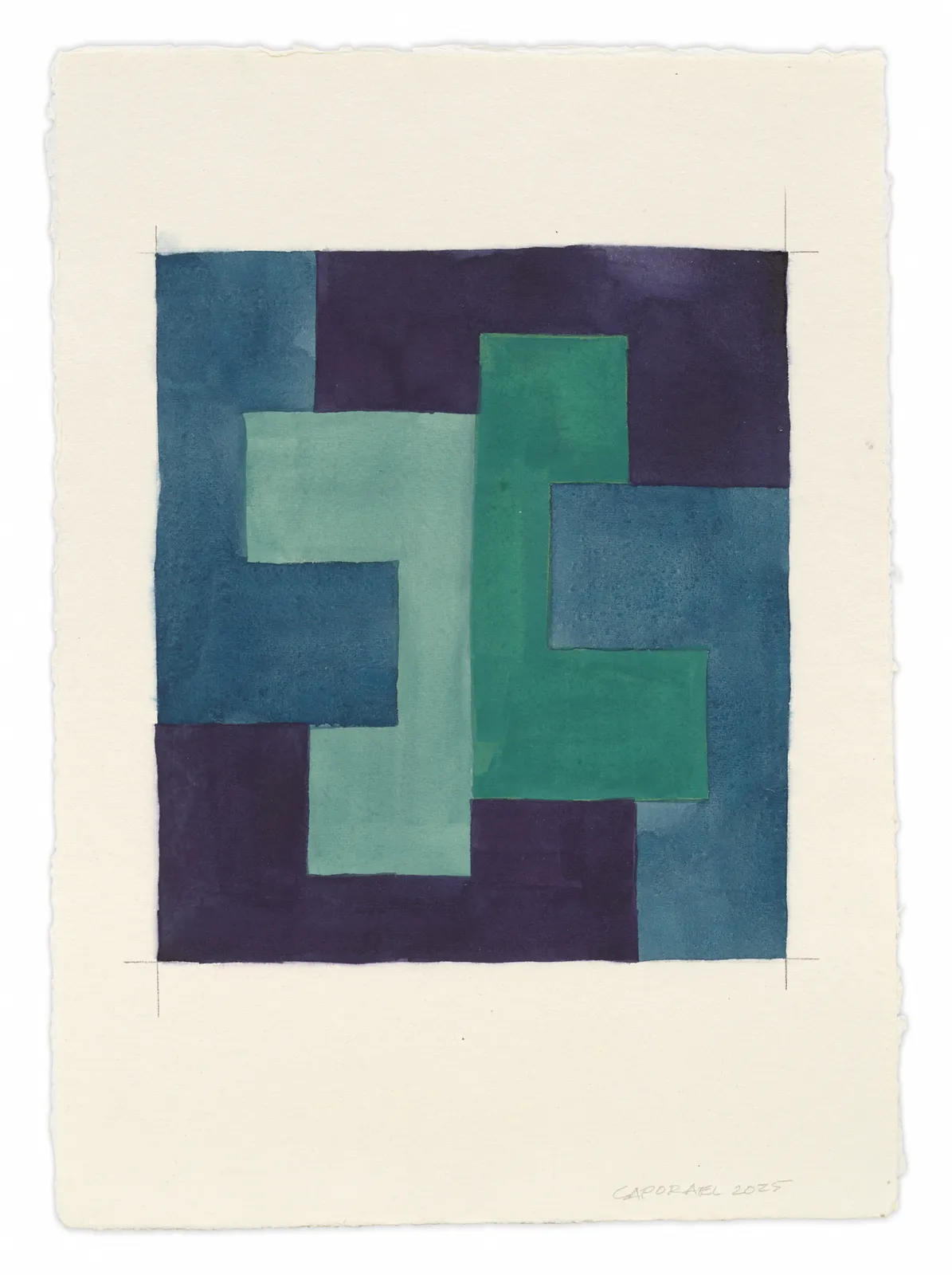 SUZANNE CAPORAEL, Untitled (6 dodecominoes no. 1), 2025