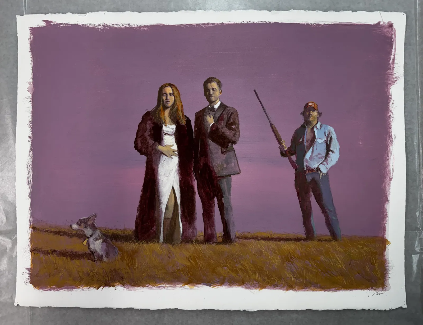 BO BARTLETT, Study for Shotgun Wedding, 2026