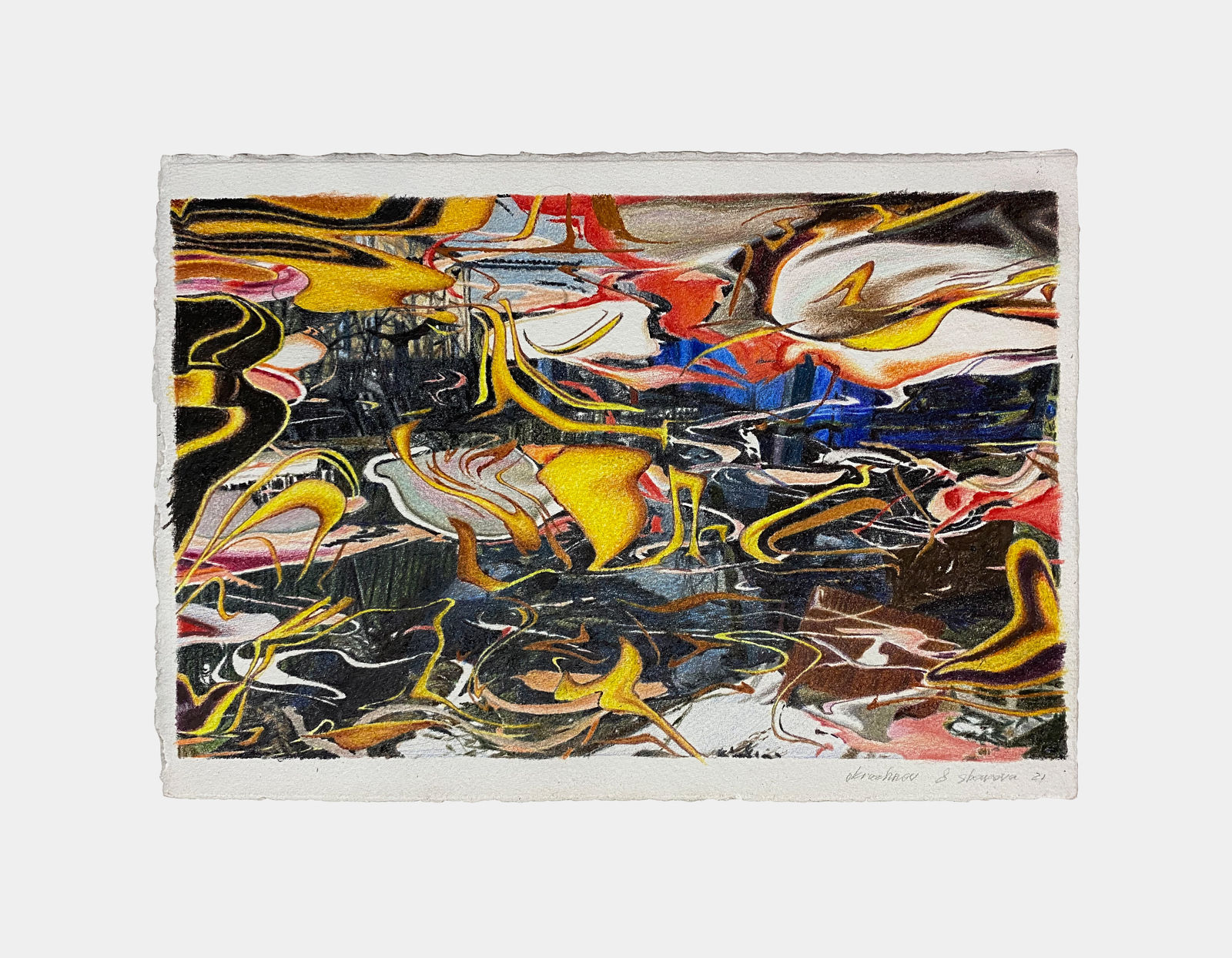 Dmitry Okruzhnov & Maria Sharova, Structure of space, 2021