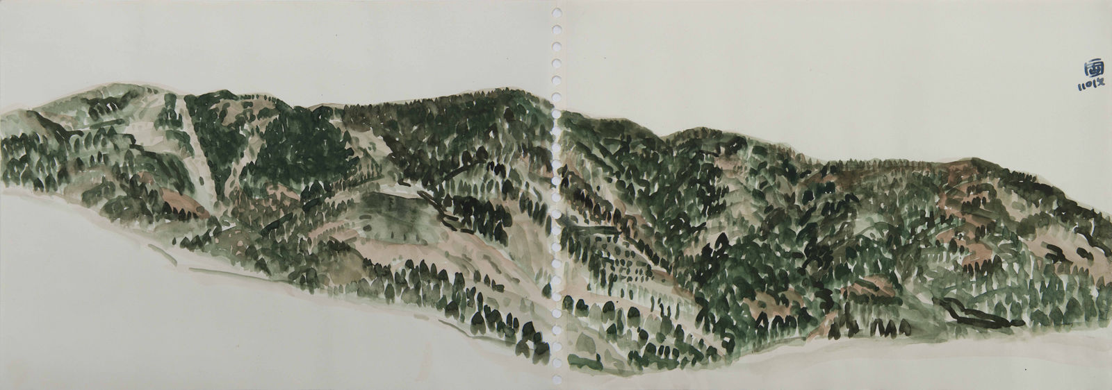 林銓居, 《郊山之二》 Mountain Ⅱ, 2019