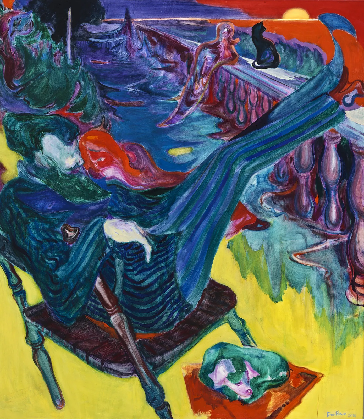 傅饒, 《陽台II》 Balcony II, 2021