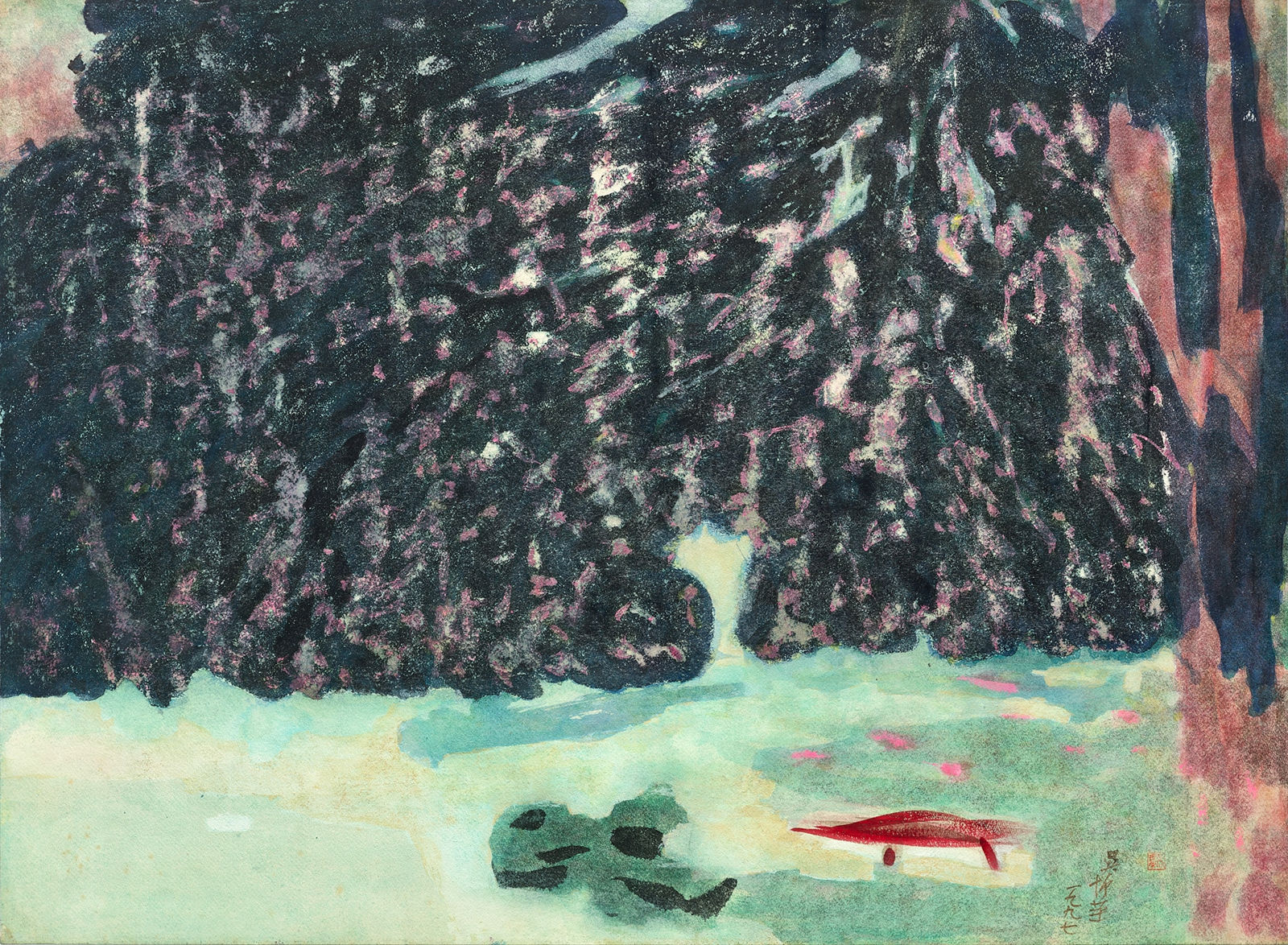 吳增榮, 《鳳凰木》 Poinciana, 1997