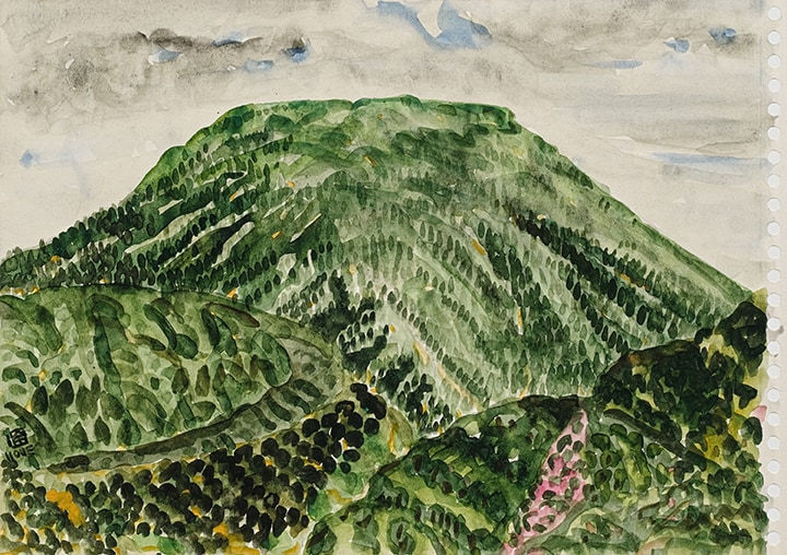 林銓居, 《盛春山景》Mountainscape in Spring, 2023