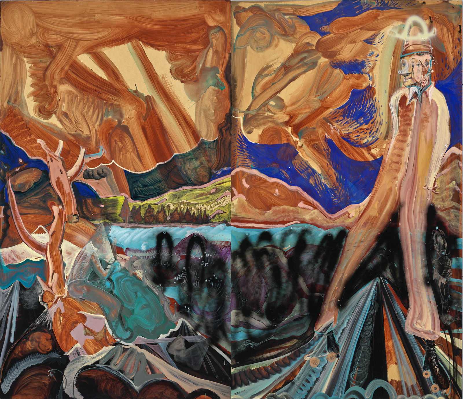 黨若洪, 《湖畔的滑行》 Skating by the Lake, 2022