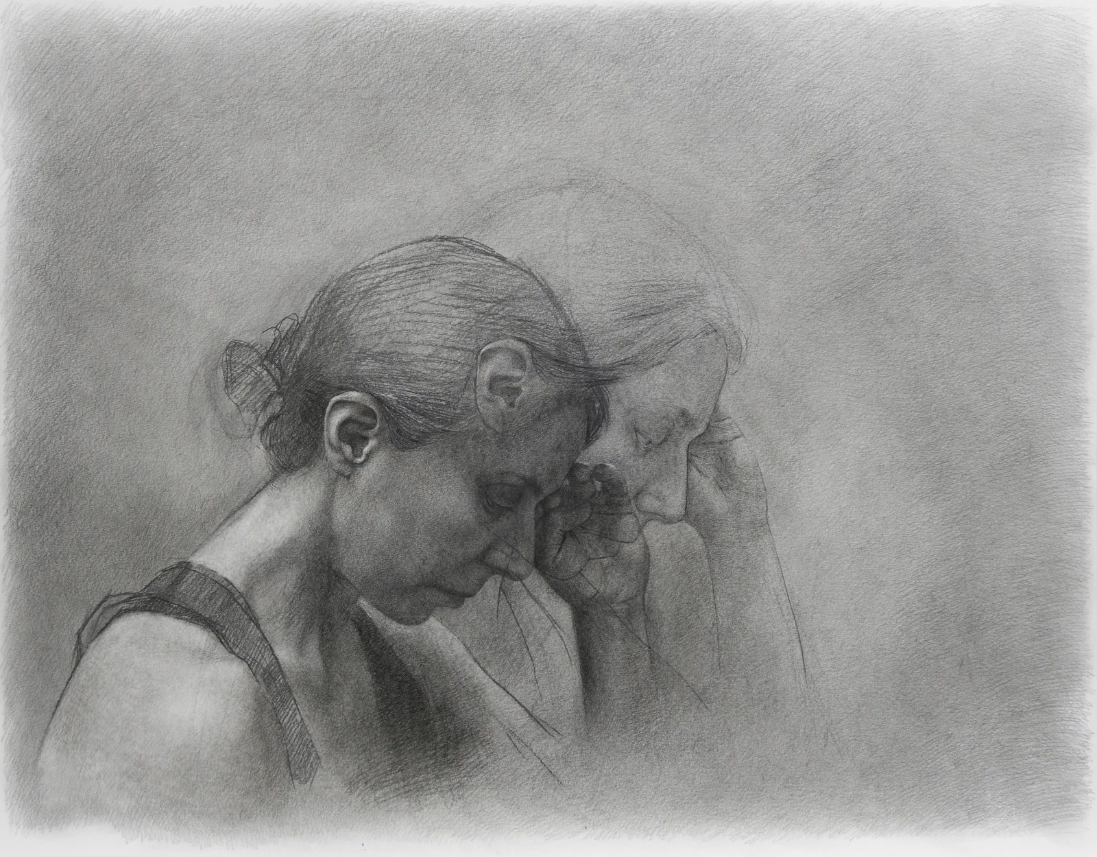 安娜・瑪瑞亞・米庫, 《把最痛留到最後-素描6》 What Hurts the Most Is Left for Last - Drawing 6, 2018