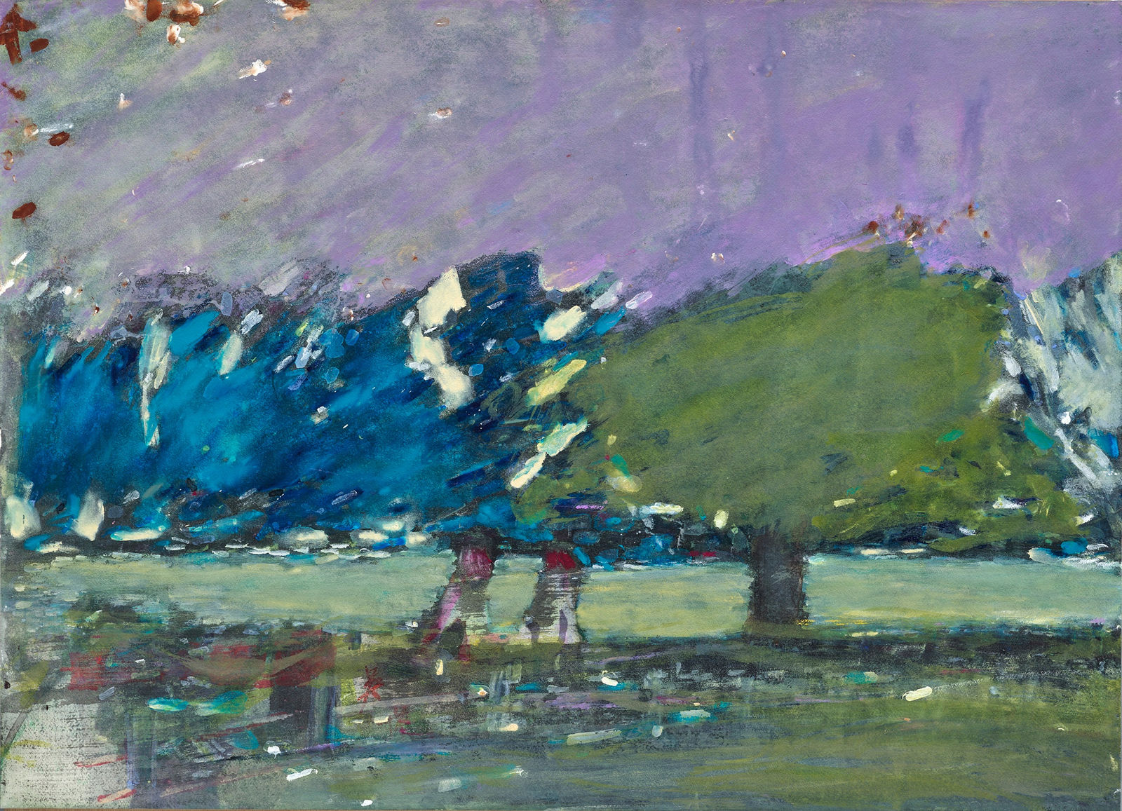 吳增榮, 《拱橋邊有兩個穿白色衣服的女人》Two Women in White by the Arch Bridge, 1996-2000