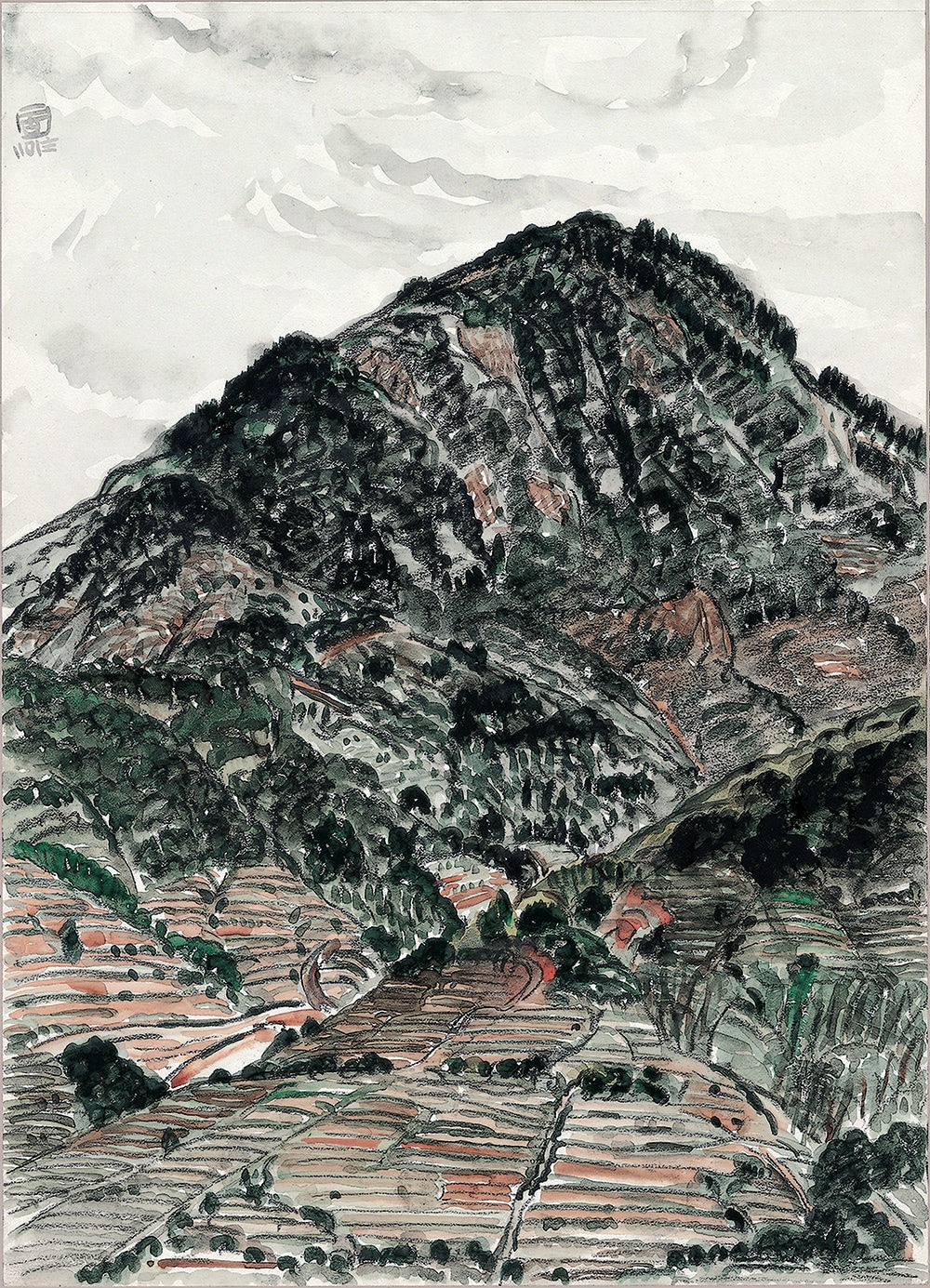 林銓居, 《山林與梯田》 Mountains and Terraces, 2018