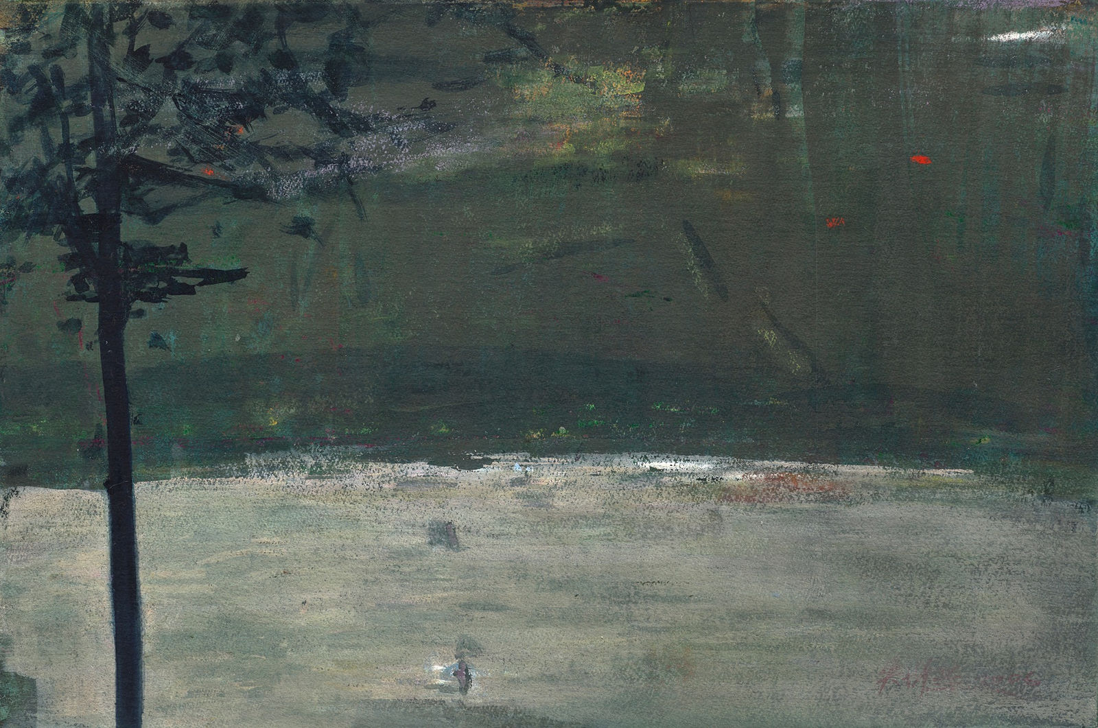 吳增榮, 《寧靜的醉月湖》Serene Drunken Moon Lake, 2006